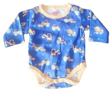 

Indirang Unisex Cotton Printed Romper - Blue