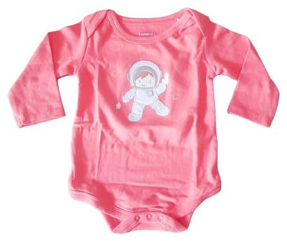 

Indirang Unisex Cotton Printed Romper - Pink