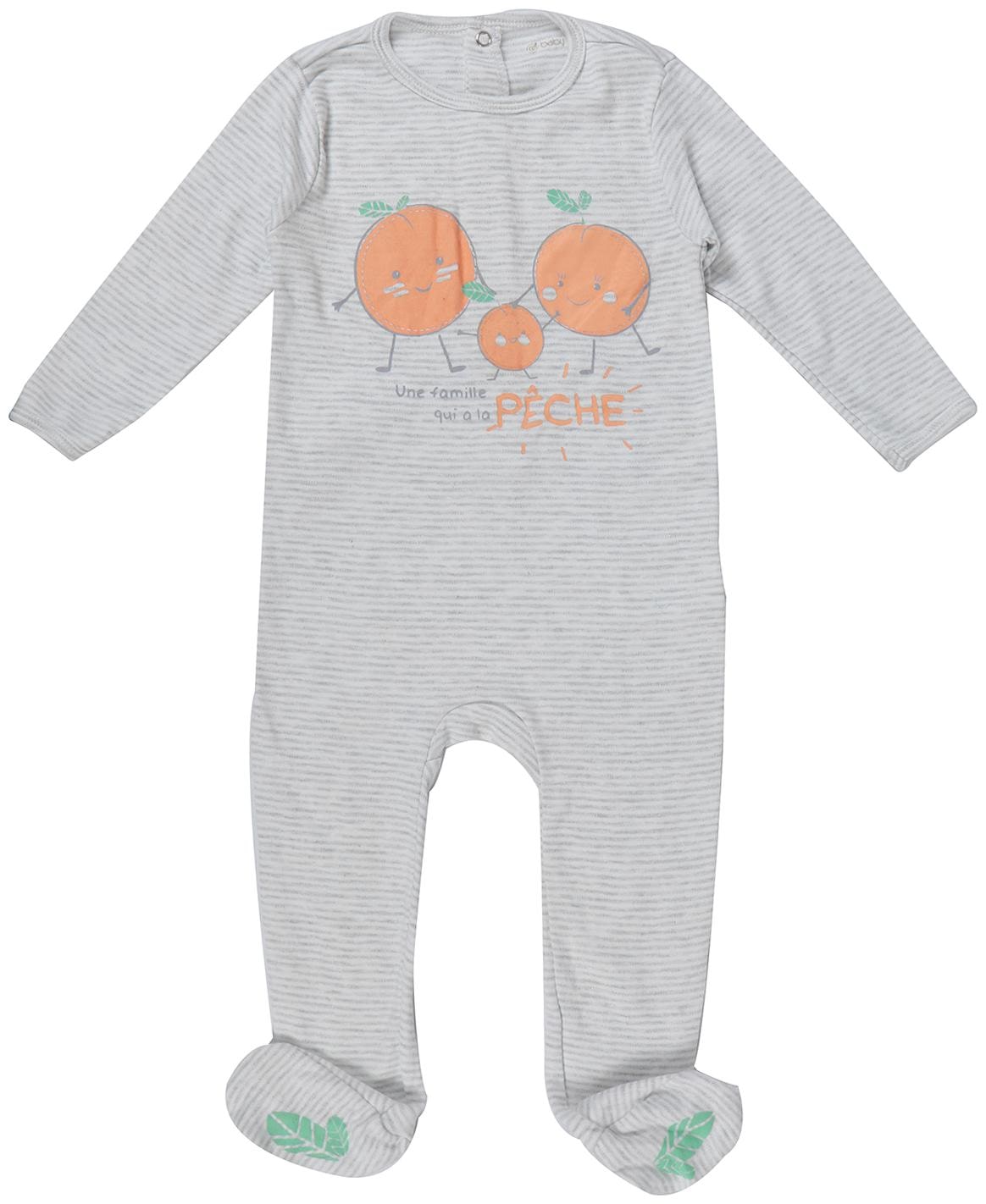 

Indirang Unisex Cotton Printed Romper - White
