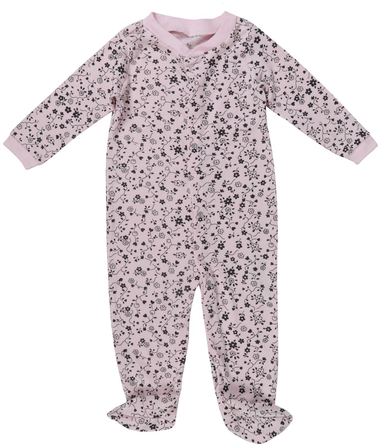

Indirang Unisex Cotton Printed Romper - Pink
