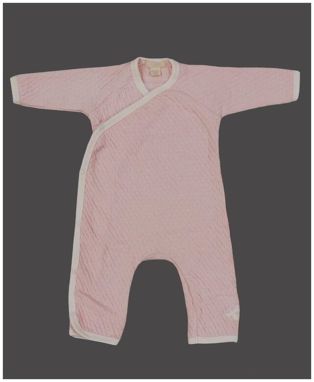 Indirang Baby boy Cotton Solid Romper - Pink