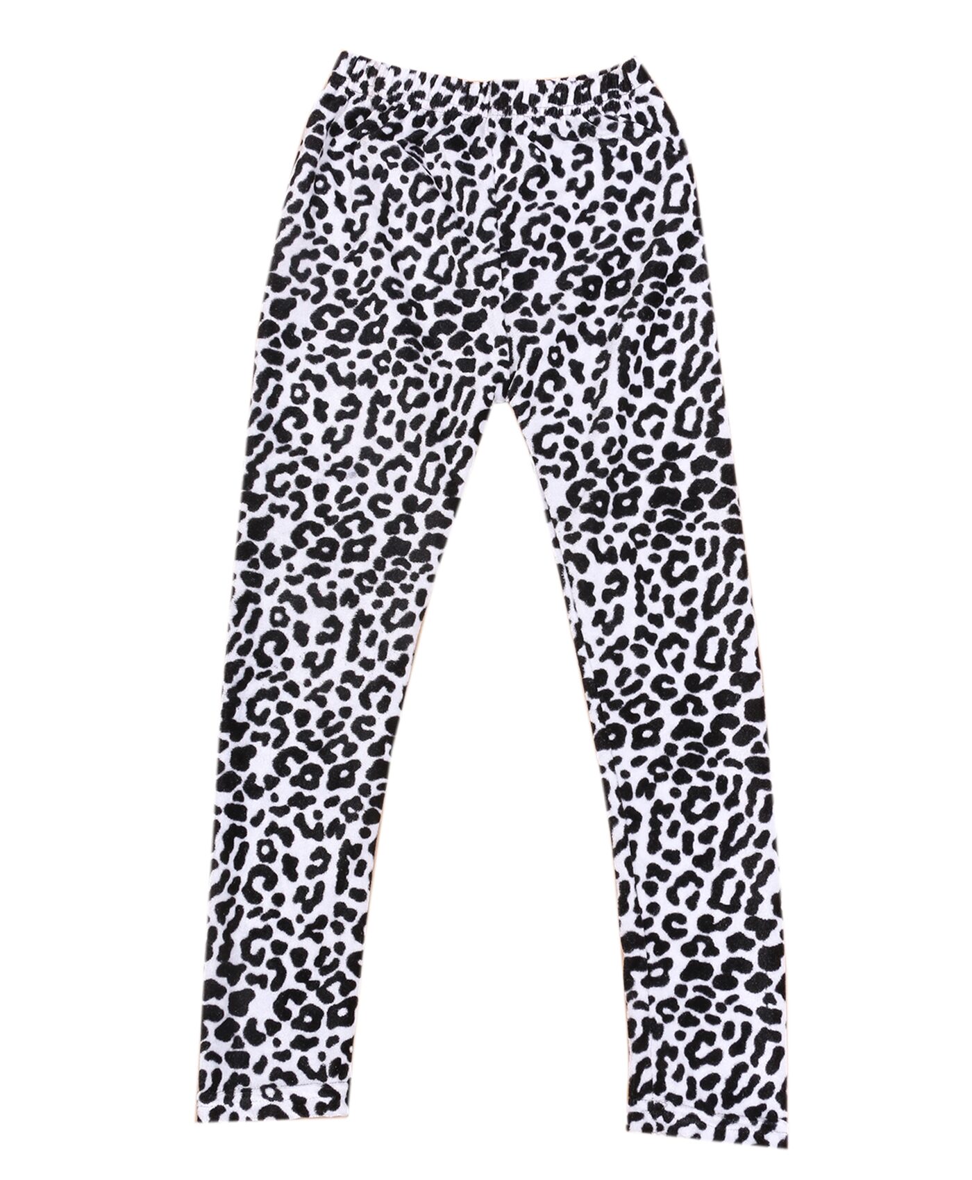 Indistar 1 Solid and 1 Printed Ankle Length Legging For Girls Pack of 2