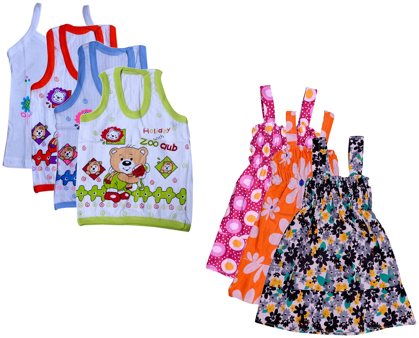 

Indiweaves Girl Cotton Printed Top - Multi