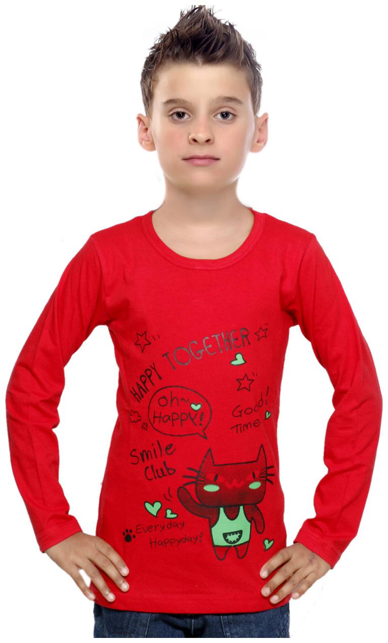 

Indiweaves Boy Cotton Printed T-shirt - Red