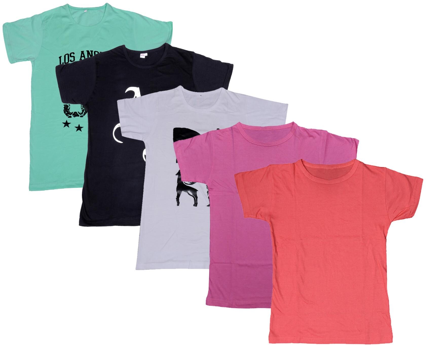 

Indiweaves Boy Cotton Solid T-shirt - Multi