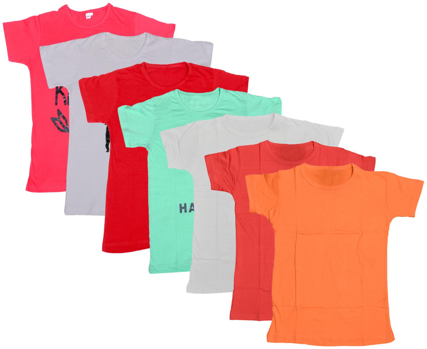 

Indiweaves Boy Cotton Solid T-shirt - Multi