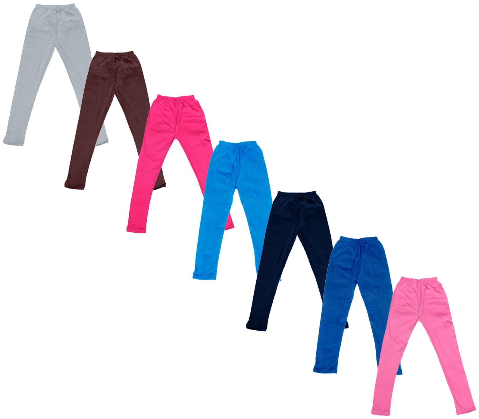

Indiweaves Baby girl Cotton Solid Leggings - Multi