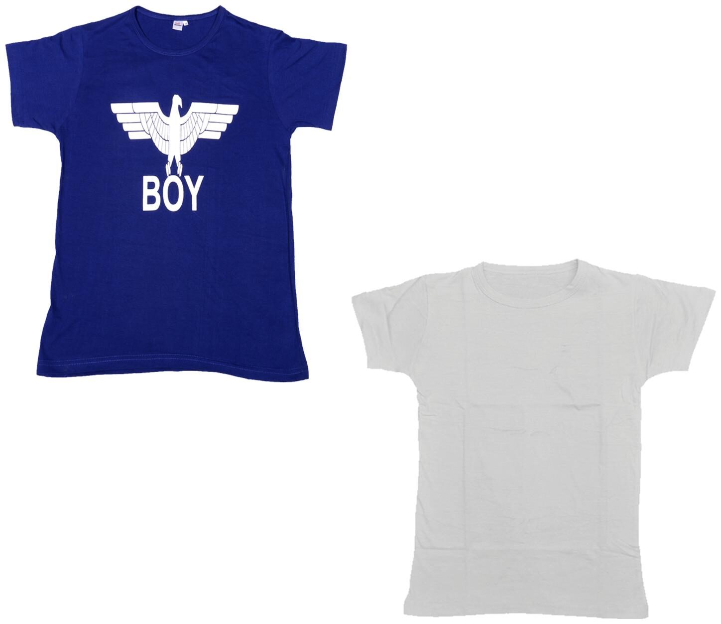 

Indiweaves Boy Cotton Solid T-shirt - Multi
