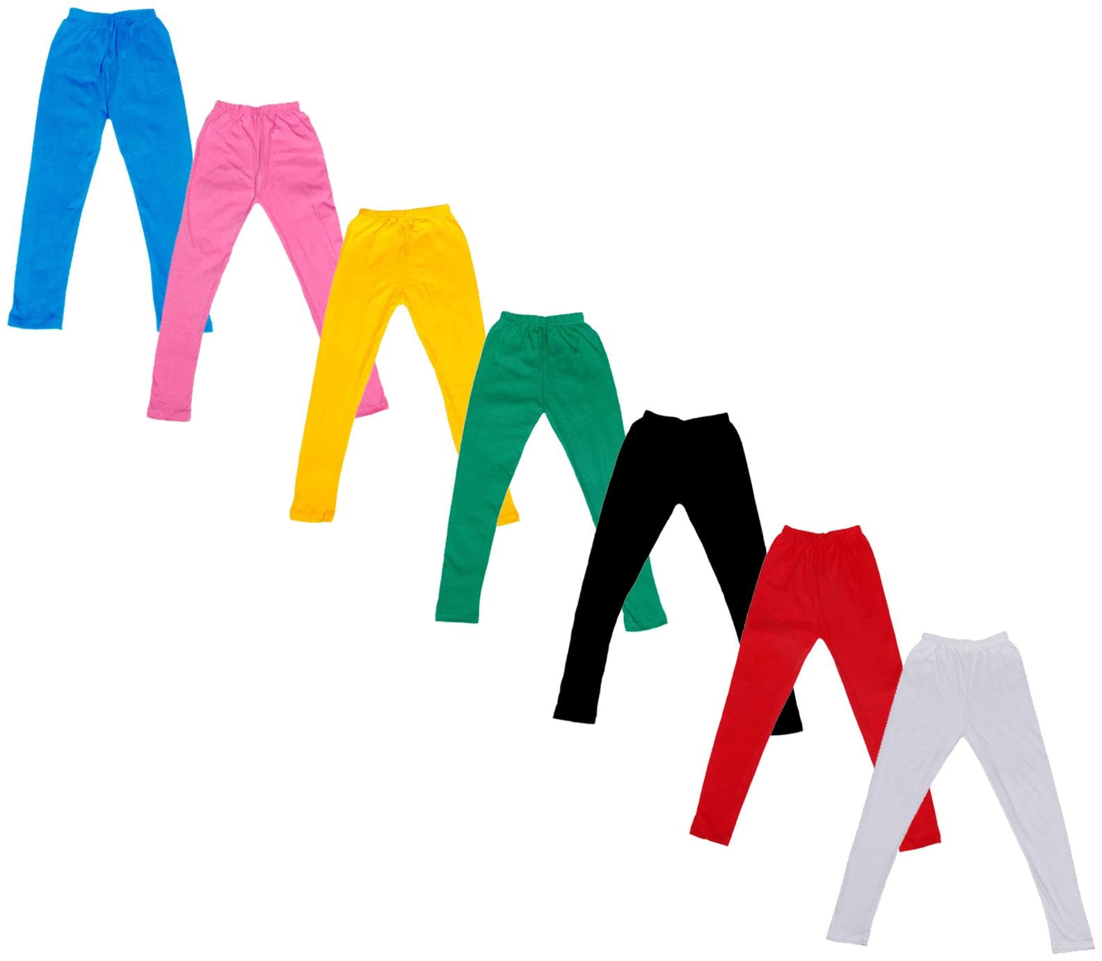 

Indiweaves Baby girl Cotton Solid Leggings - Multi