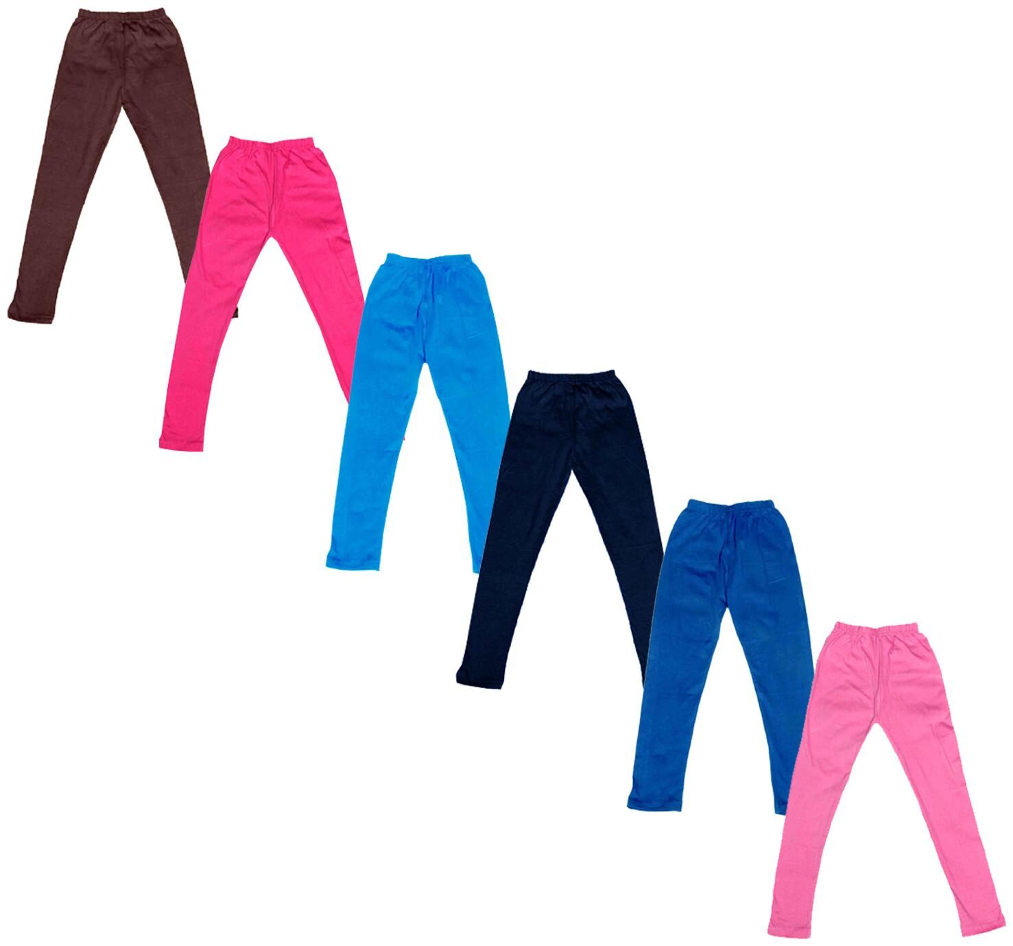 

Indiweaves Baby girl Cotton Solid Leggings - Multi