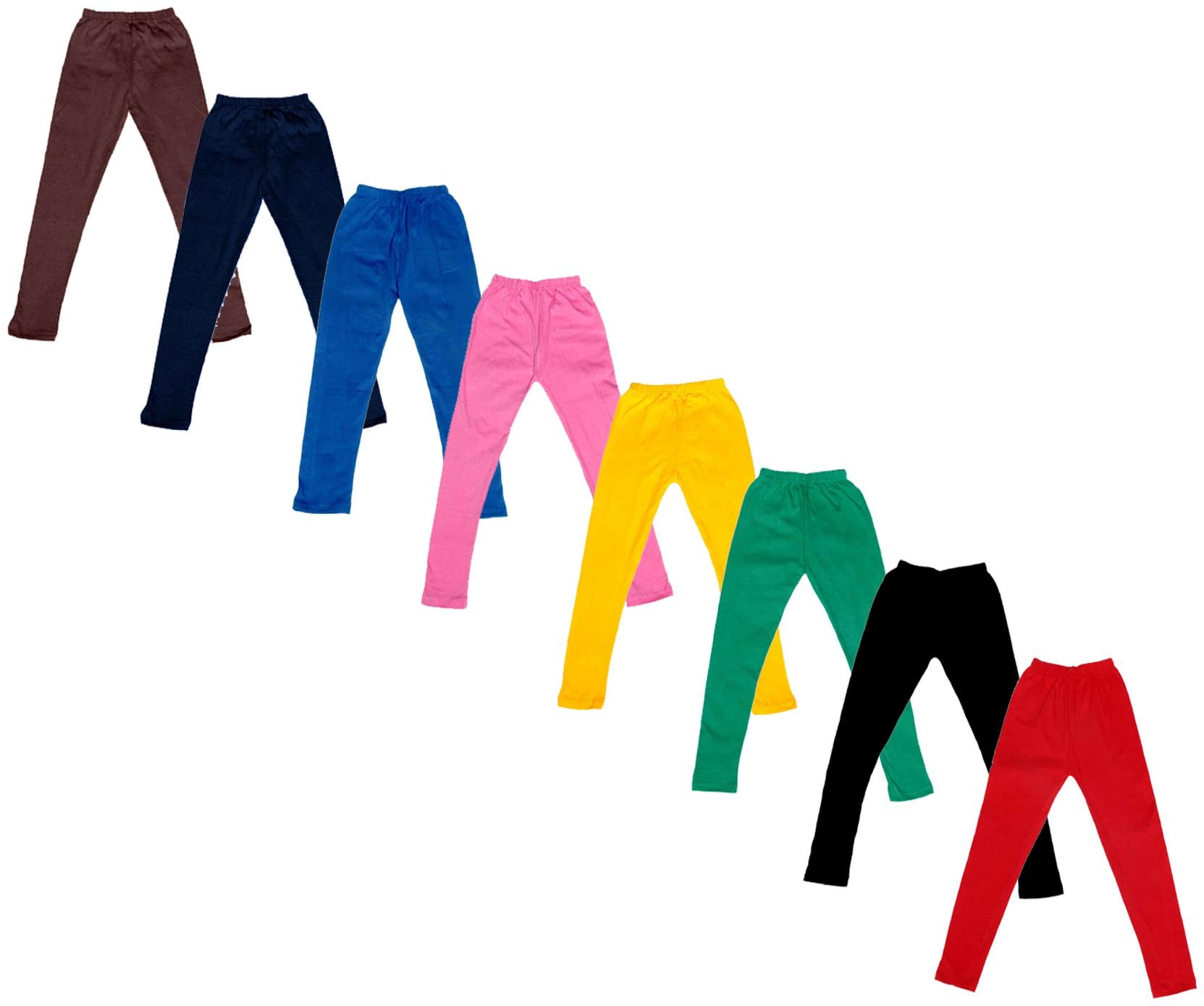 

Indiweaves Baby girl Cotton Solid Leggings - Multi