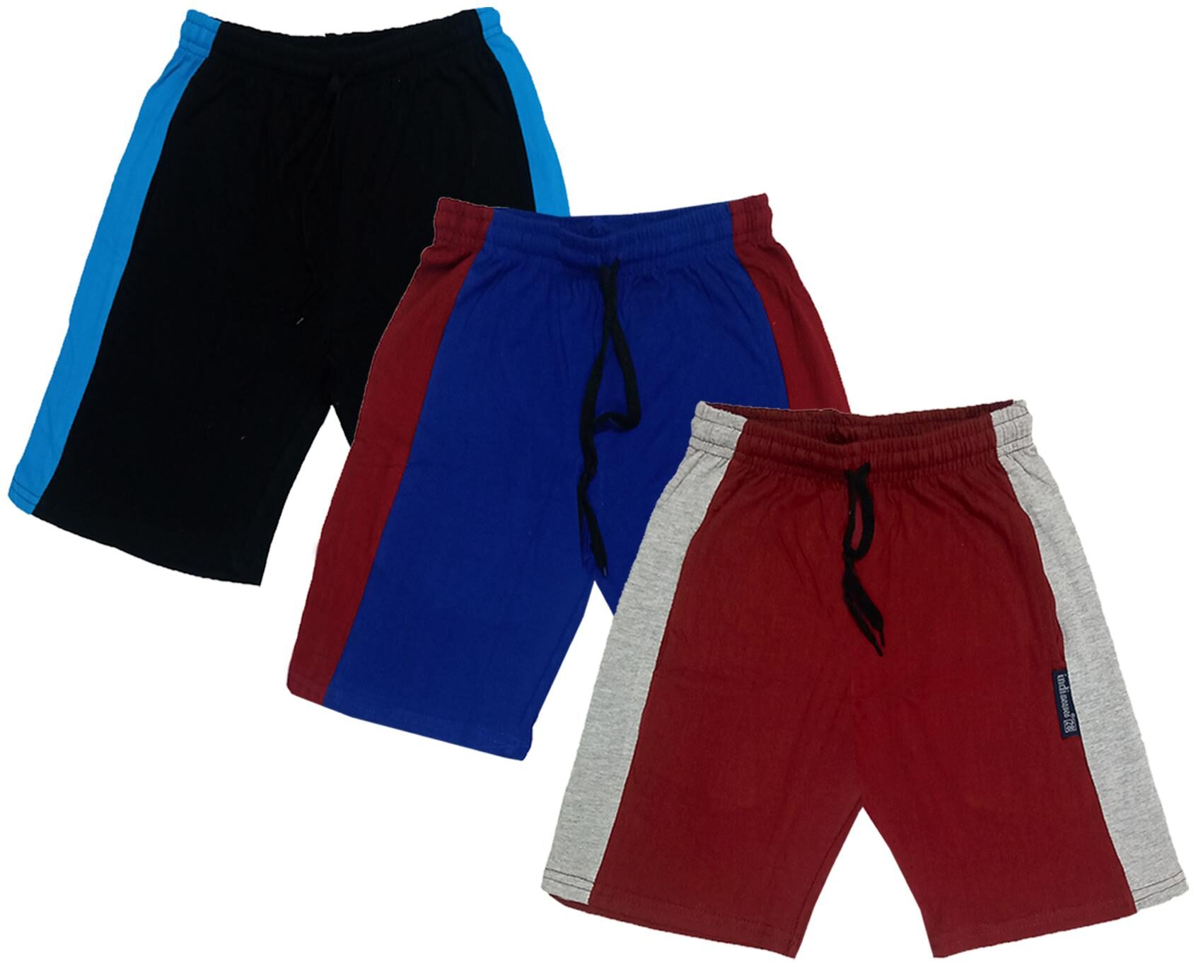 

Indiweaves Boy Solid Shorts 3 4ths - Multi