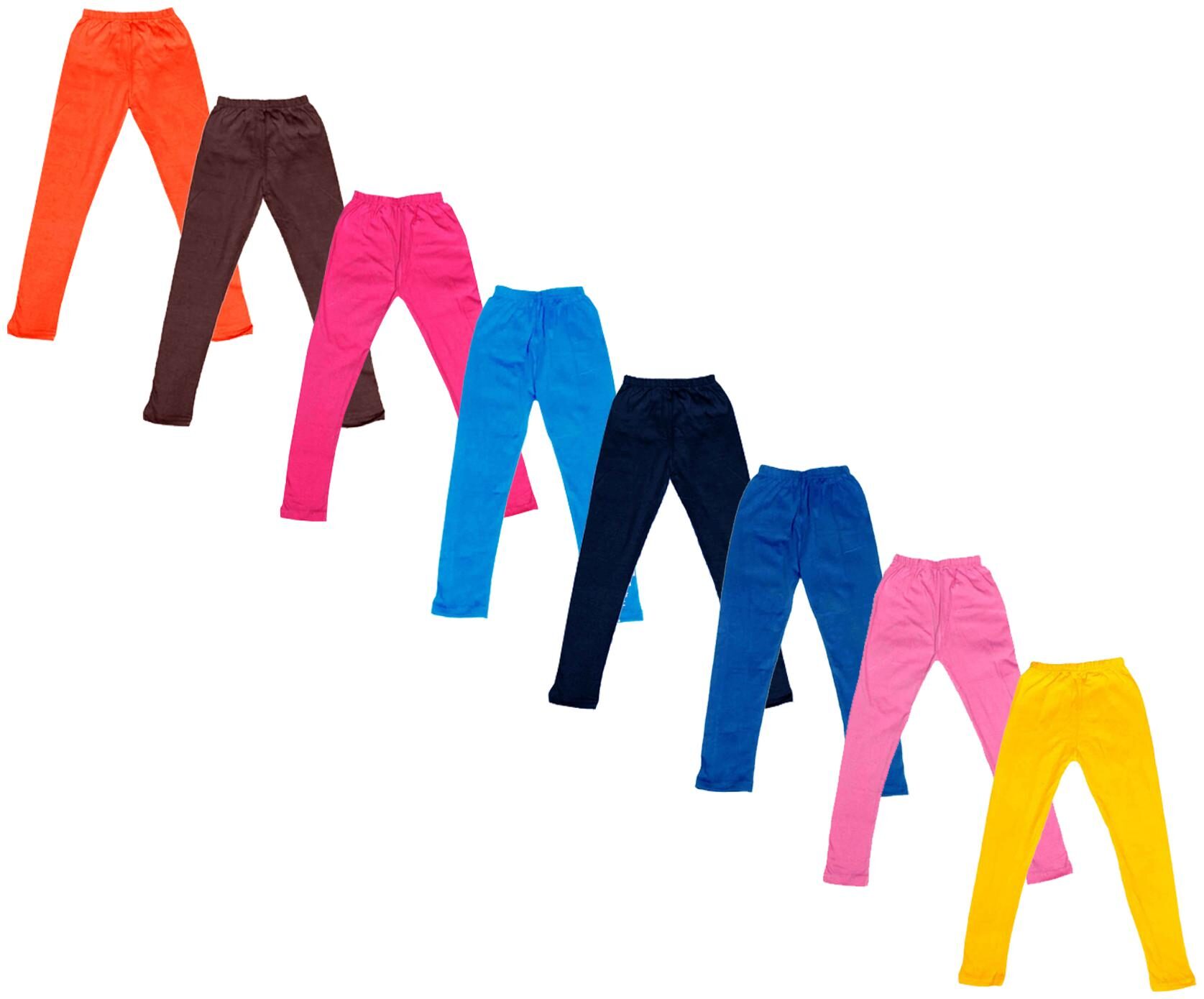 

Indiweaves Baby girl Cotton Solid Leggings - Multi
