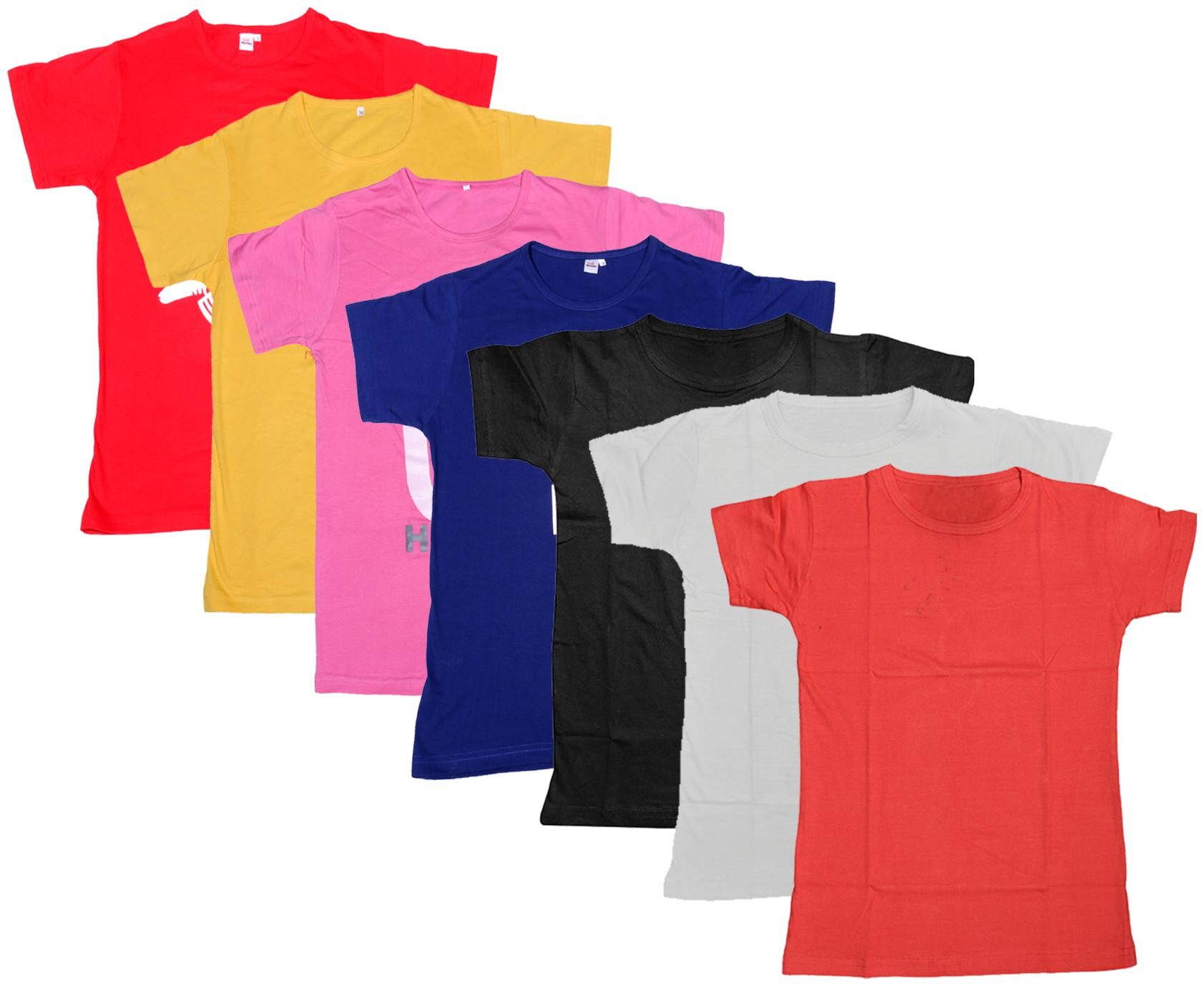 

Indiweaves Boy Cotton Solid T-shirt - Multi