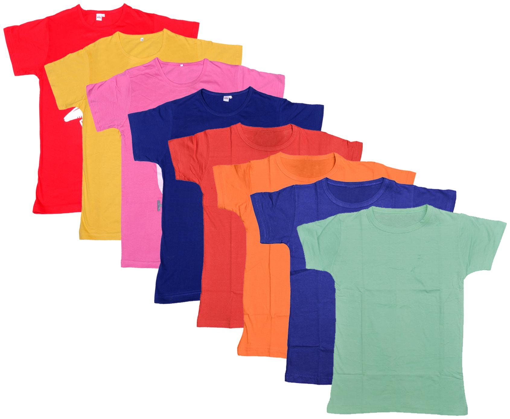

Indiweaves Boy Cotton Solid T-shirt - Multi