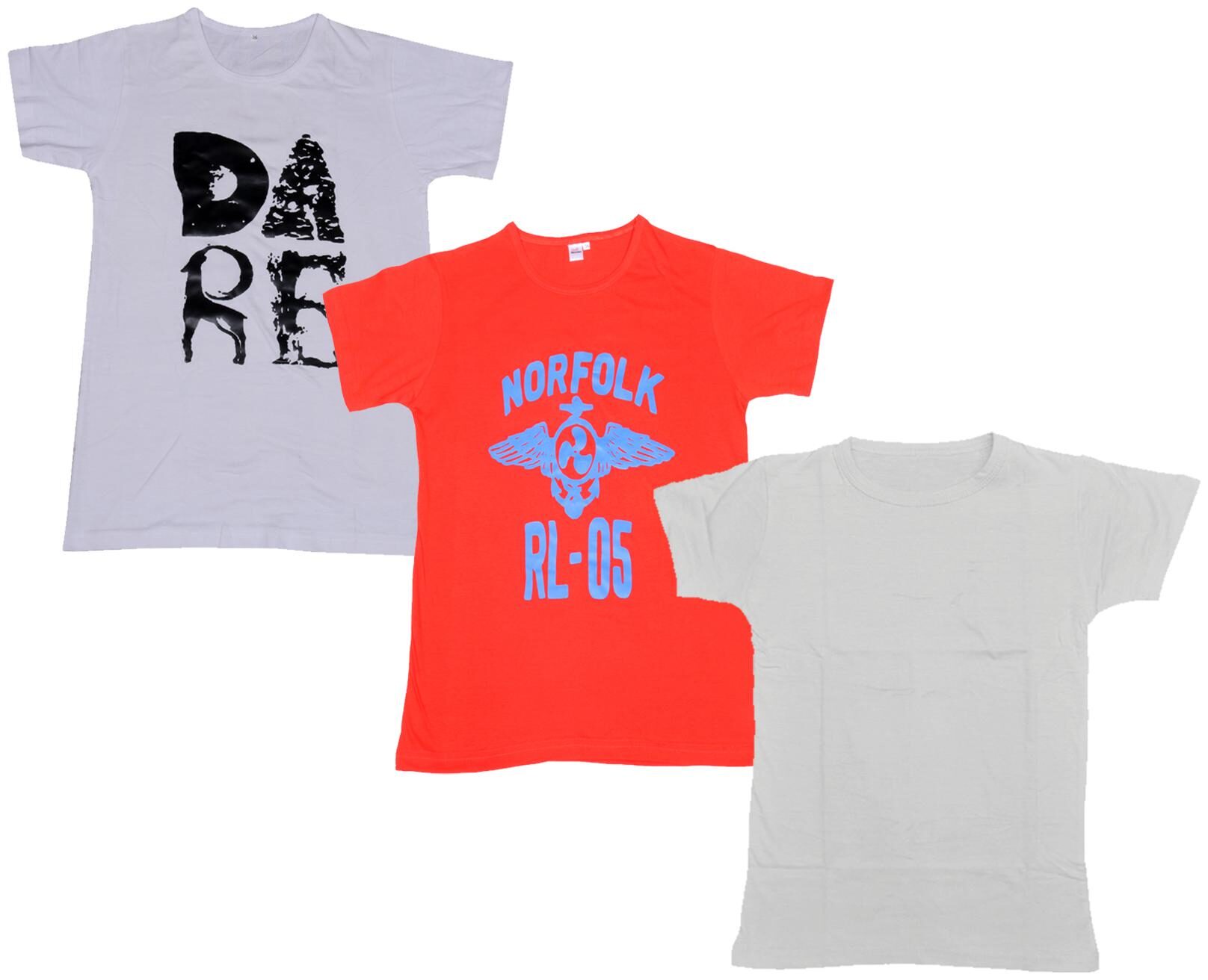 

Indiweaves Boy Cotton Solid T-shirt - Multi
