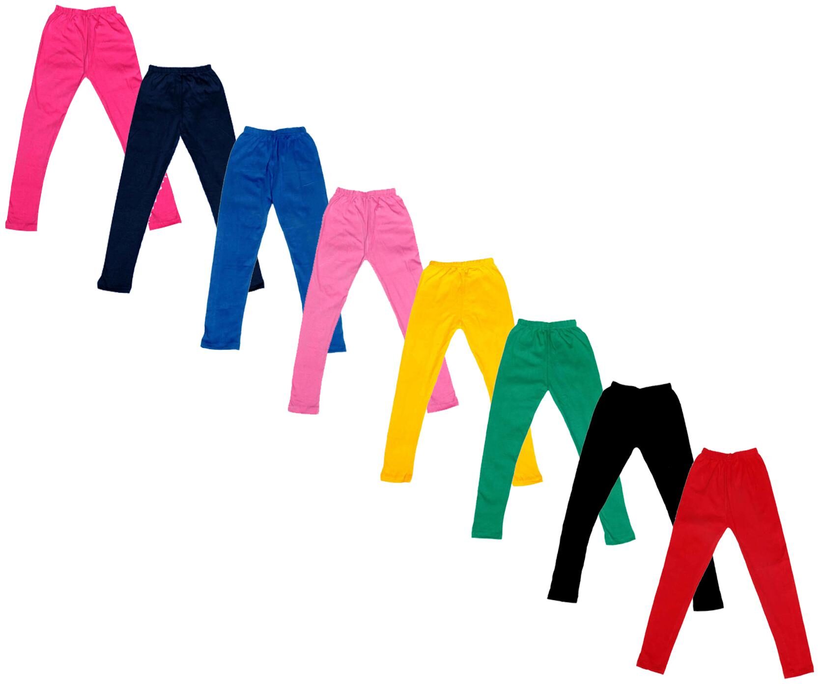 

Indiweaves Baby girl Cotton Solid Leggings - Multi
