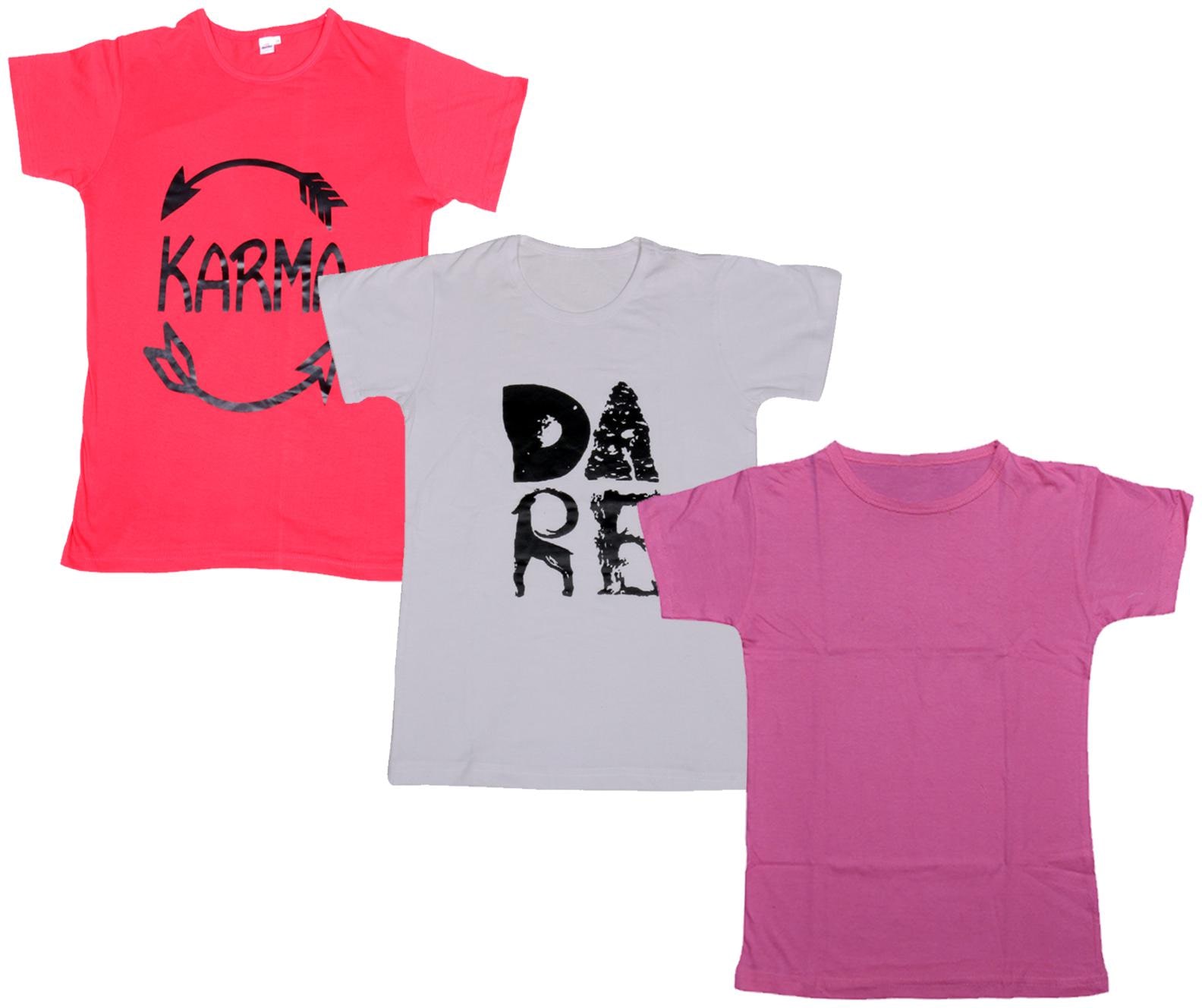 

Indiweaves Boy Cotton Solid T-shirt - Multi