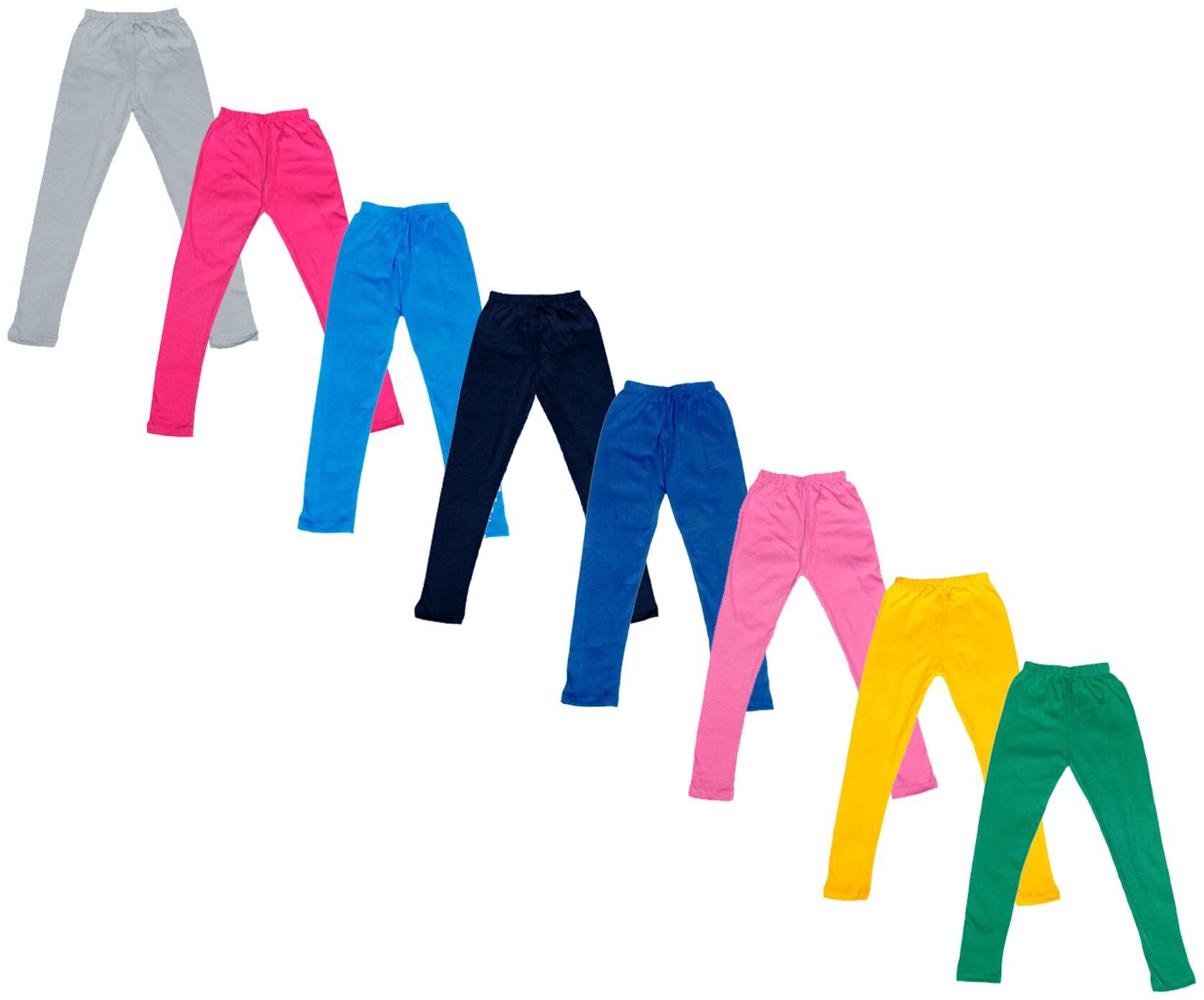 

Indiweaves Baby girl Cotton Solid Leggings - Multi
