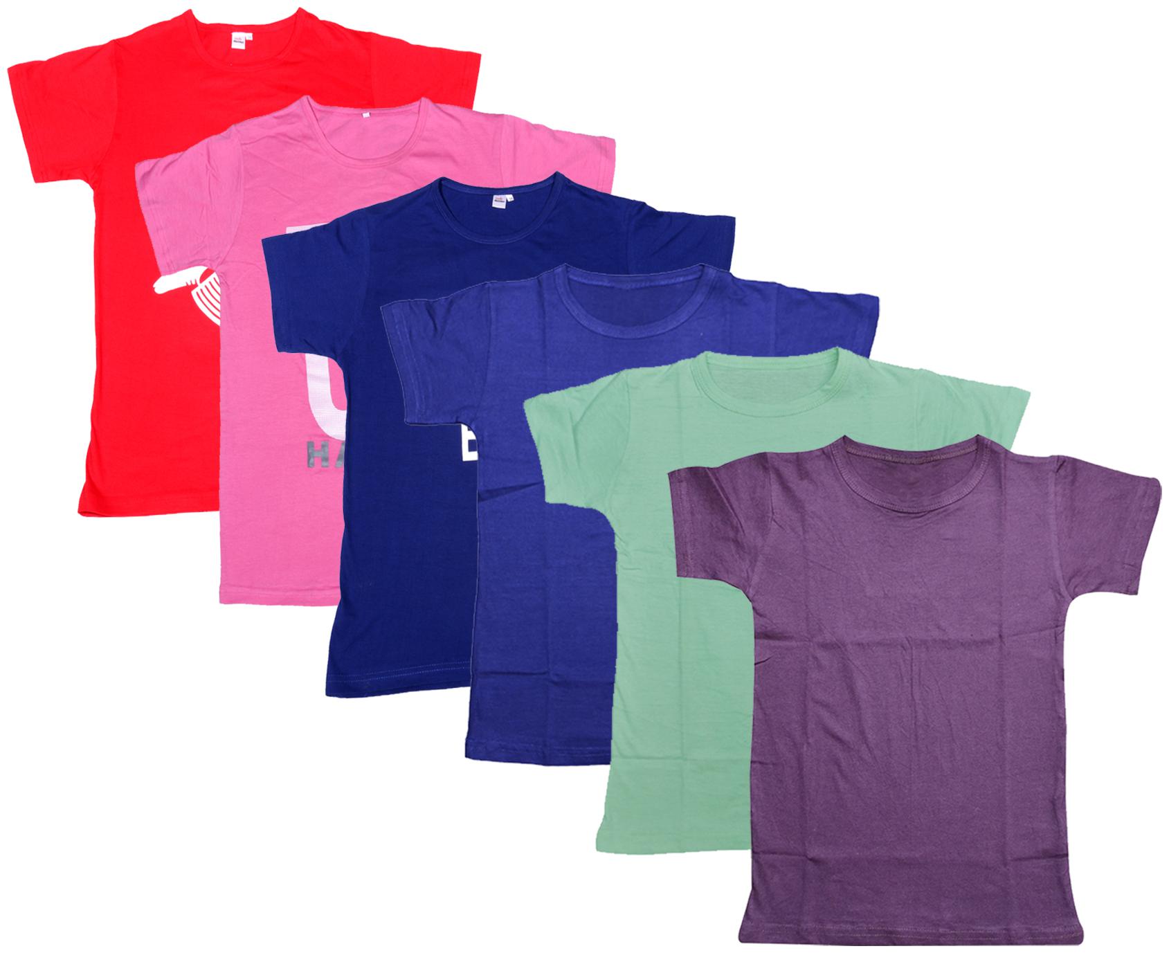 

Indiweaves Boy Cotton Solid T-shirt - Multi