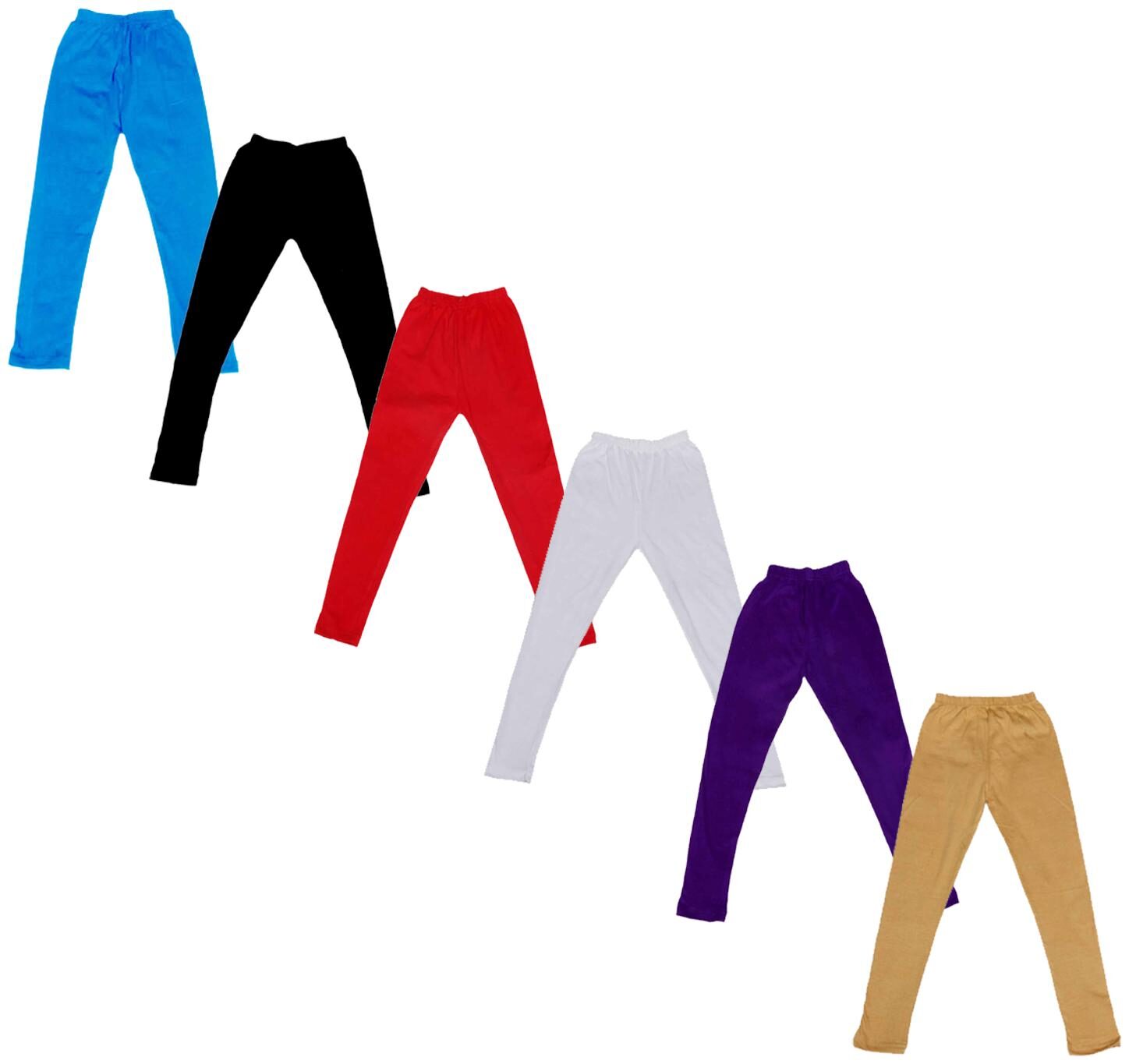 

Indiweaves Baby girl Cotton Solid Leggings - Multi