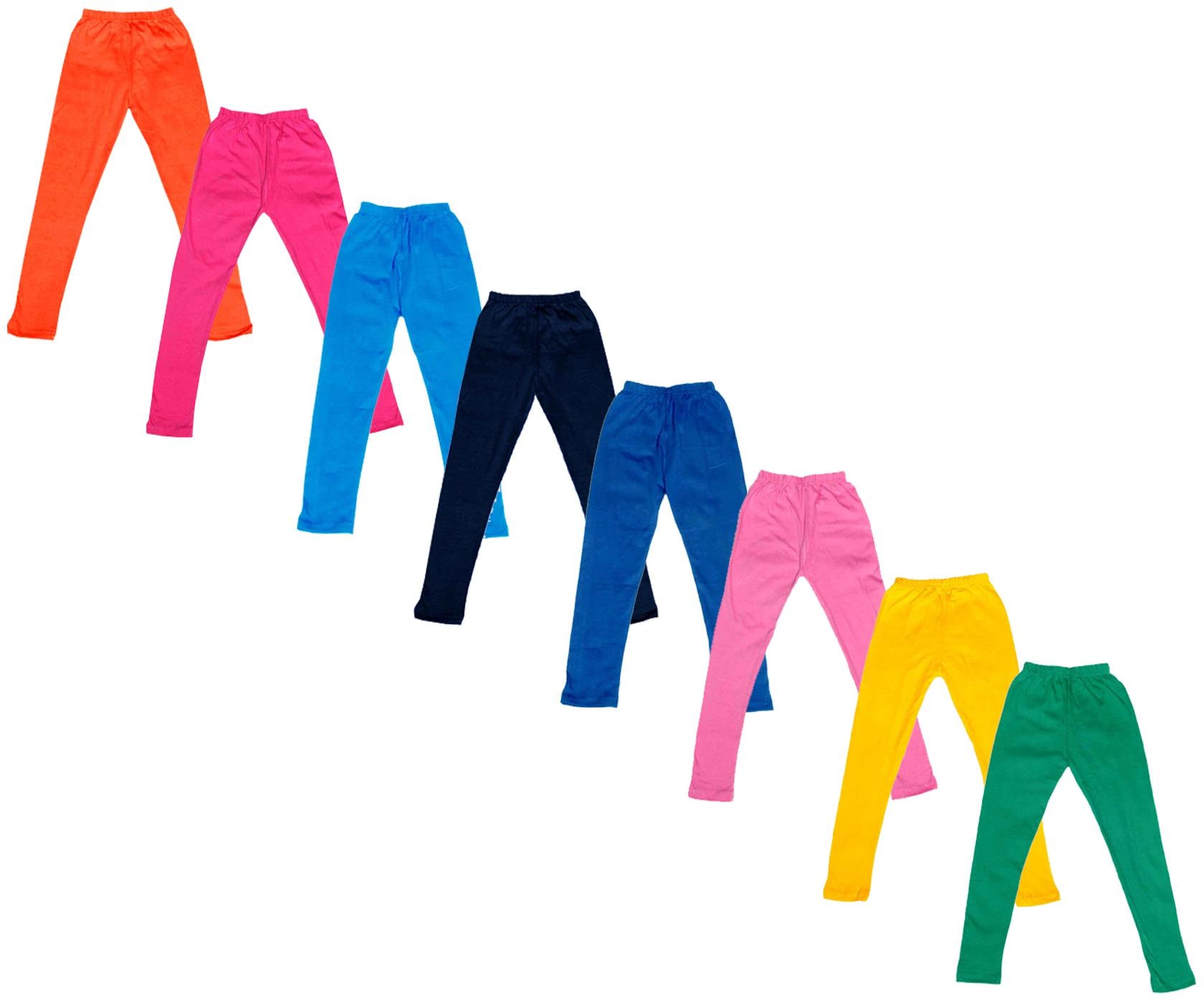 

Indiweaves Baby girl Cotton Solid Leggings - Multi