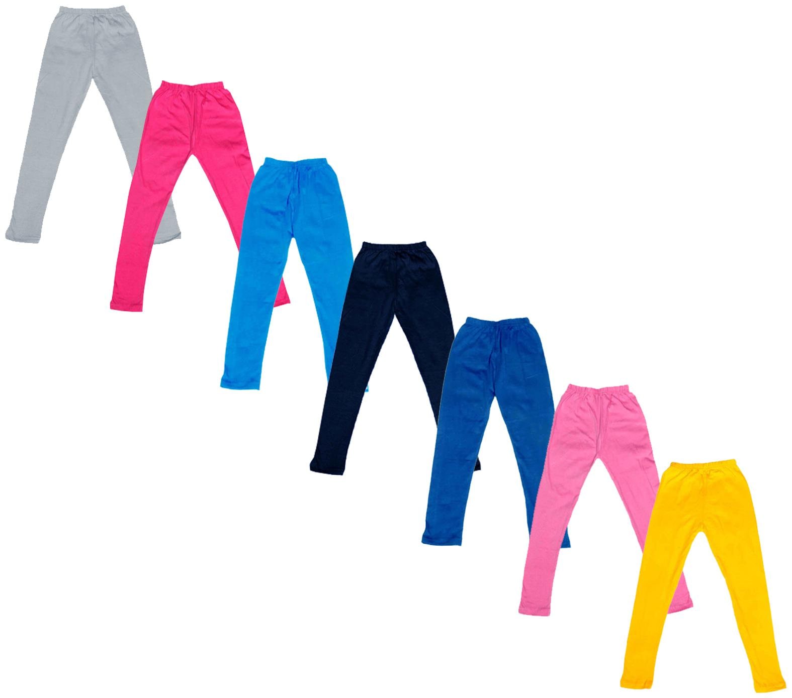 

Indiweaves Baby girl Cotton Solid Leggings - Multi