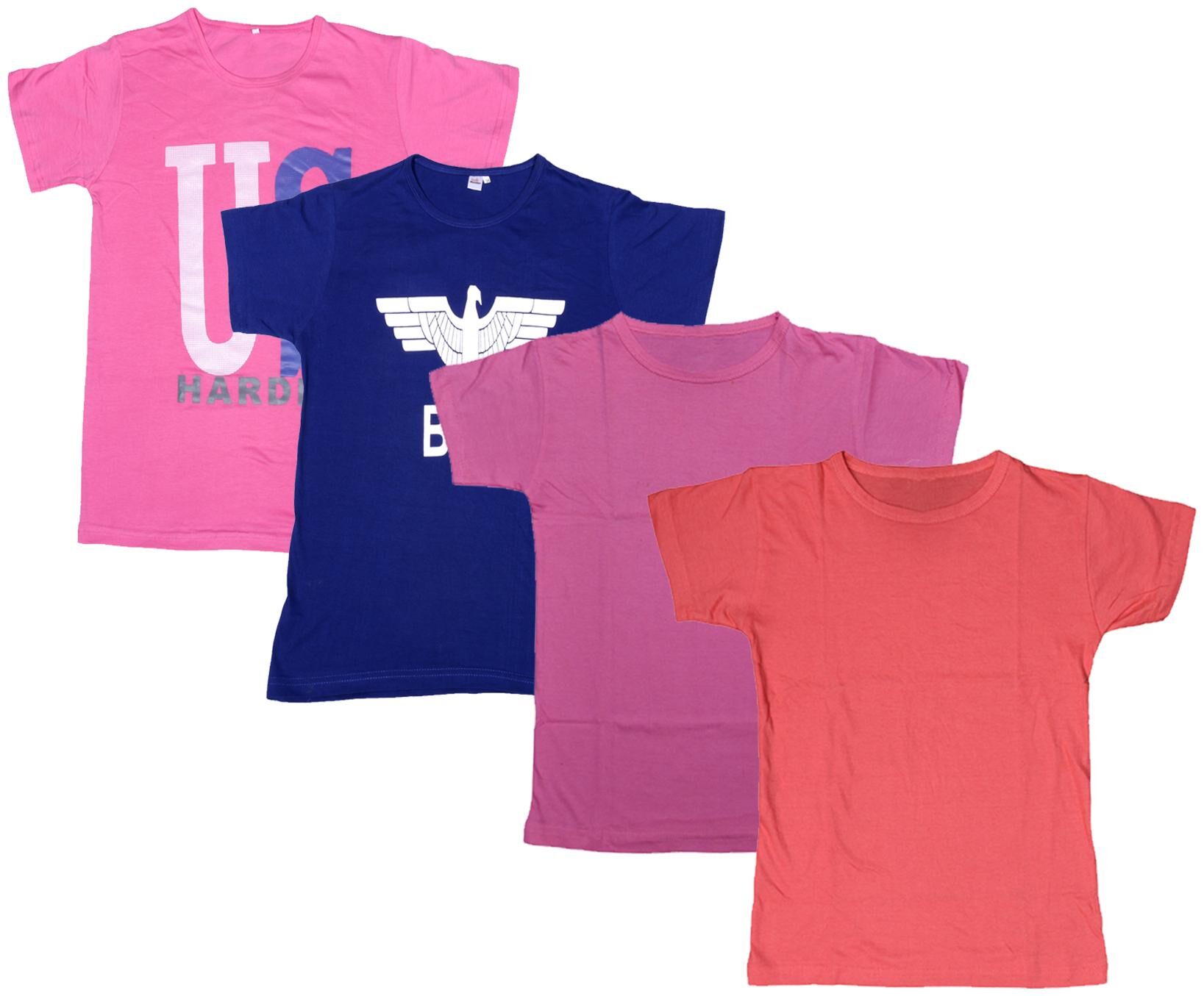 

Indiweaves Boy Cotton Solid T-shirt - Multi