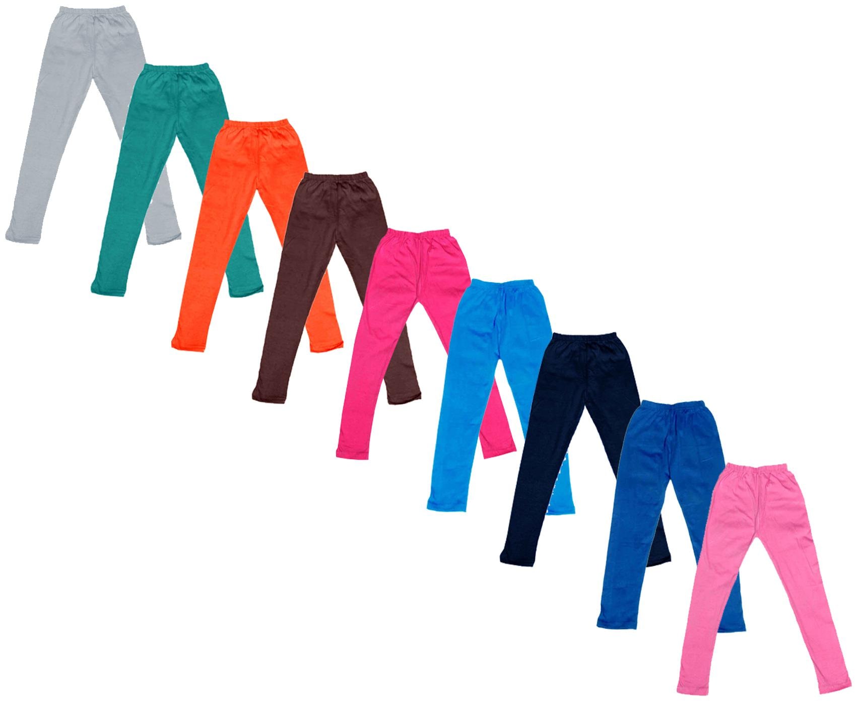 

Indiweaves Baby girl Cotton Solid Leggings - Multi