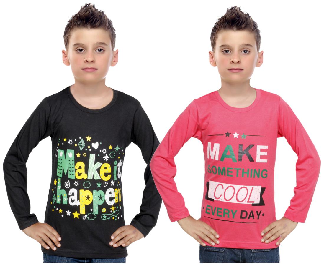 

Indiweaves Boy Cotton Printed T-shirt - Multi