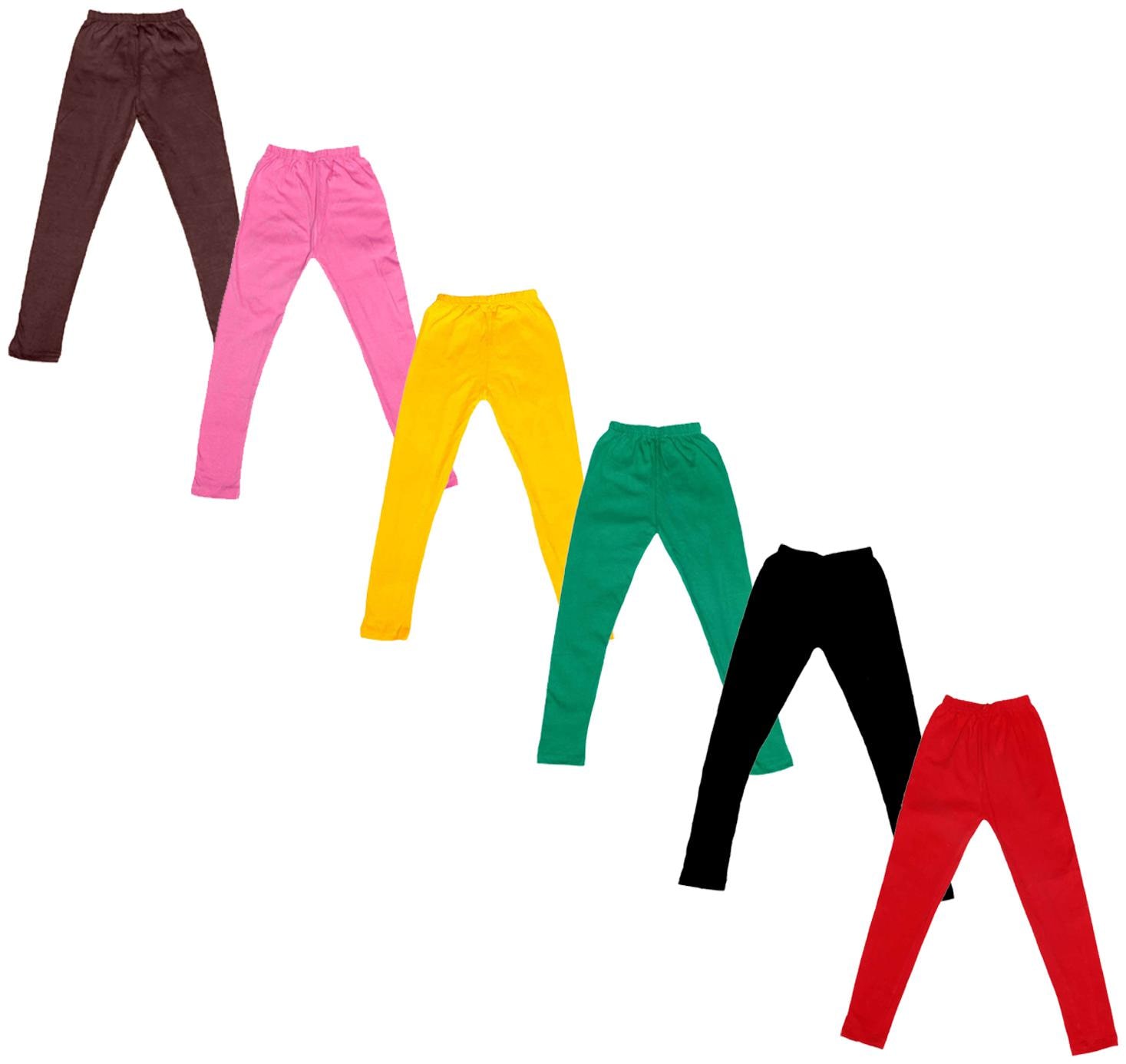 

Indiweaves Baby girl Cotton Solid Leggings - Multi