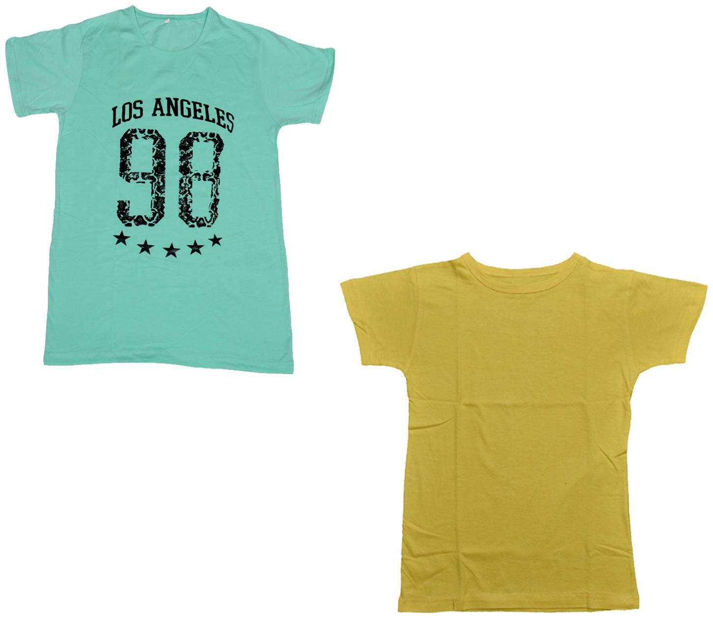 

Indiweaves Boy Cotton Solid T-shirt - Multi