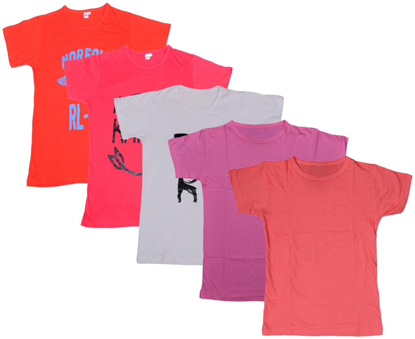 

Indiweaves Boy Cotton Solid T-shirt - Multi