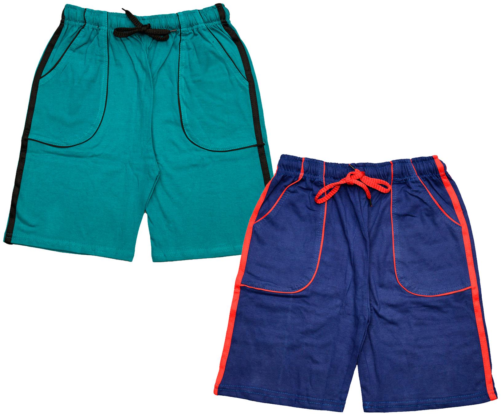 

Indiweaves Boy Solid Shorts 3 4ths - Blue
