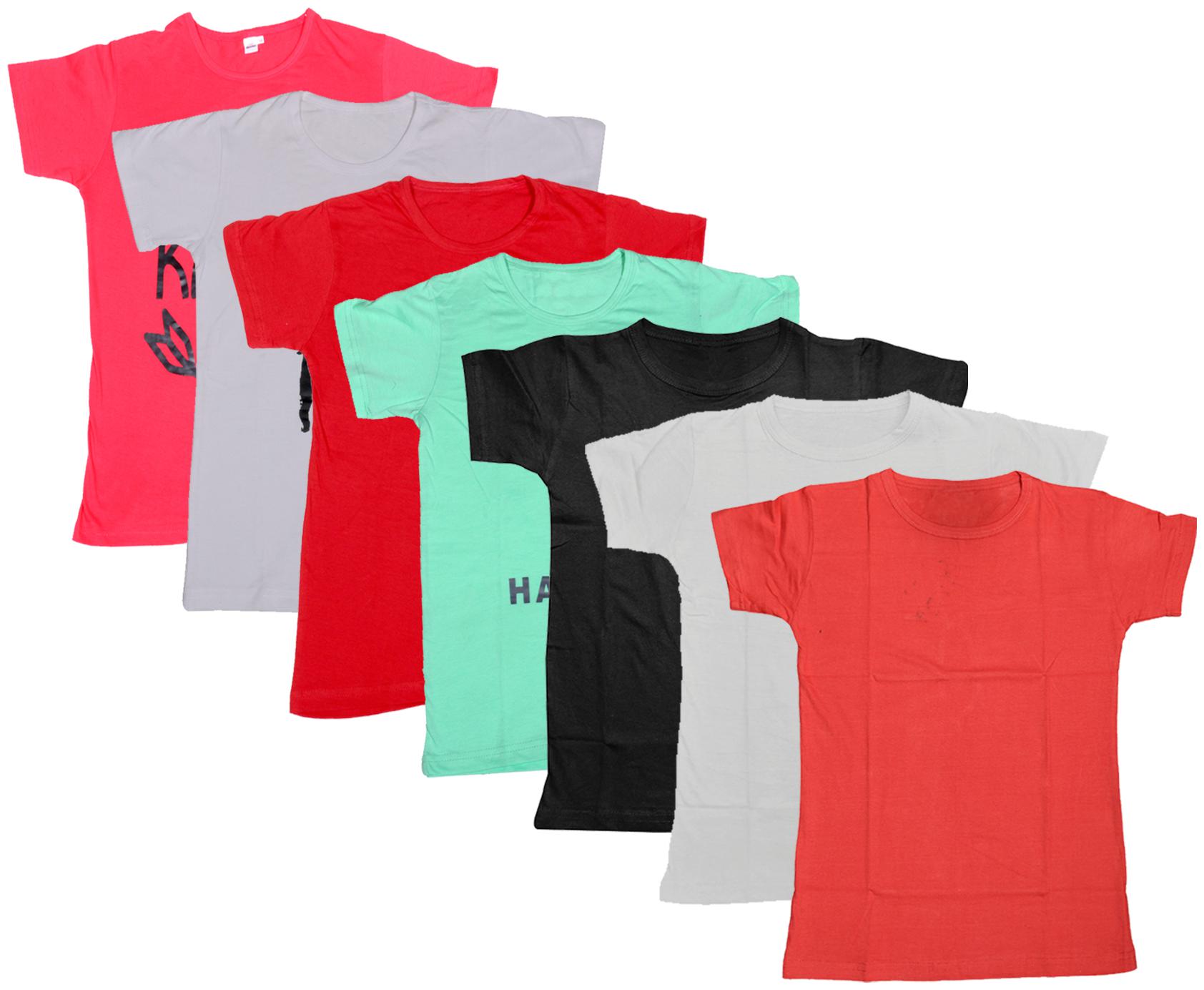 

Indiweaves Boy Cotton Solid T-shirt - Multi