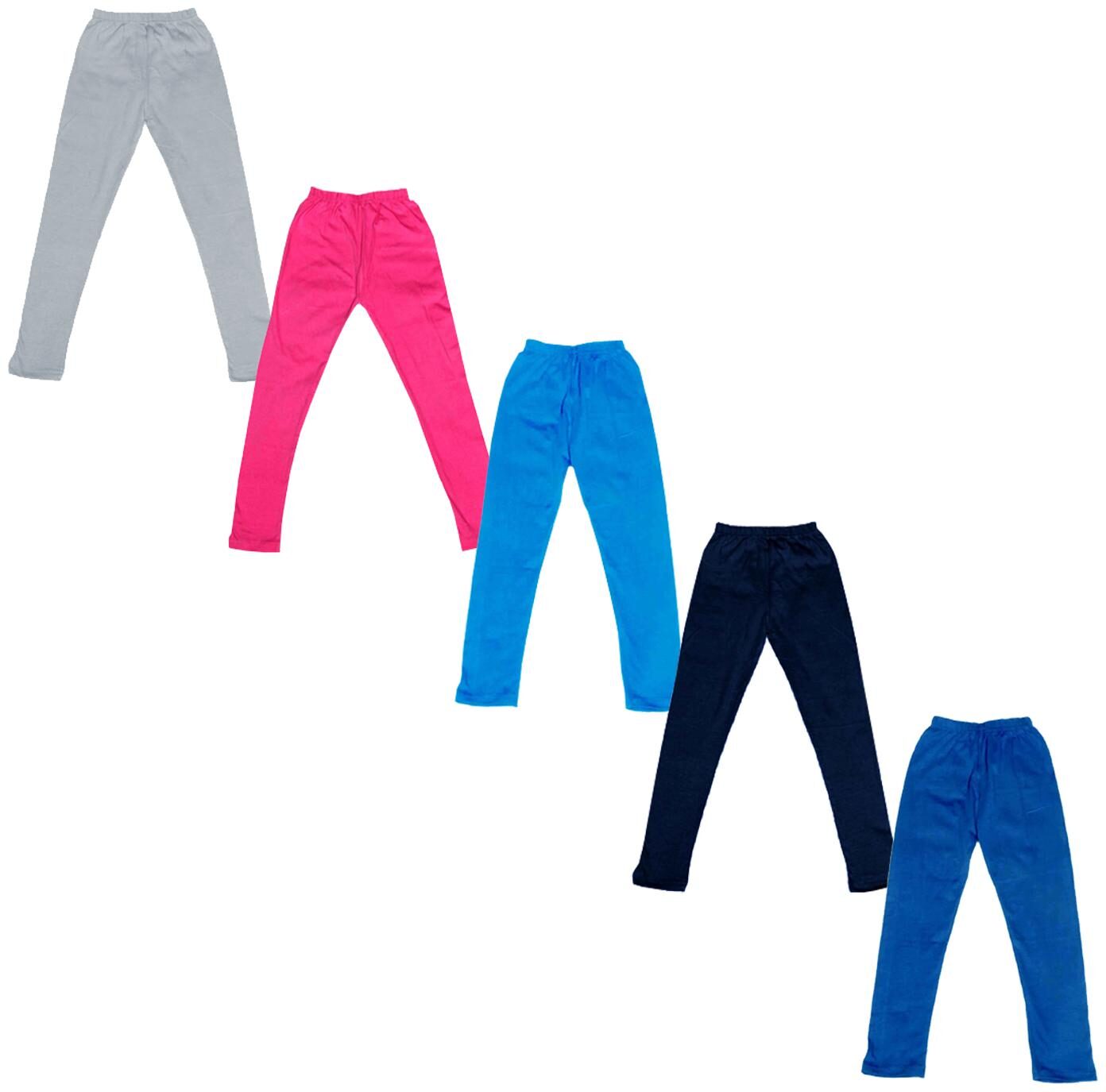 

Indiweaves Baby girl Cotton Solid Leggings - Multi