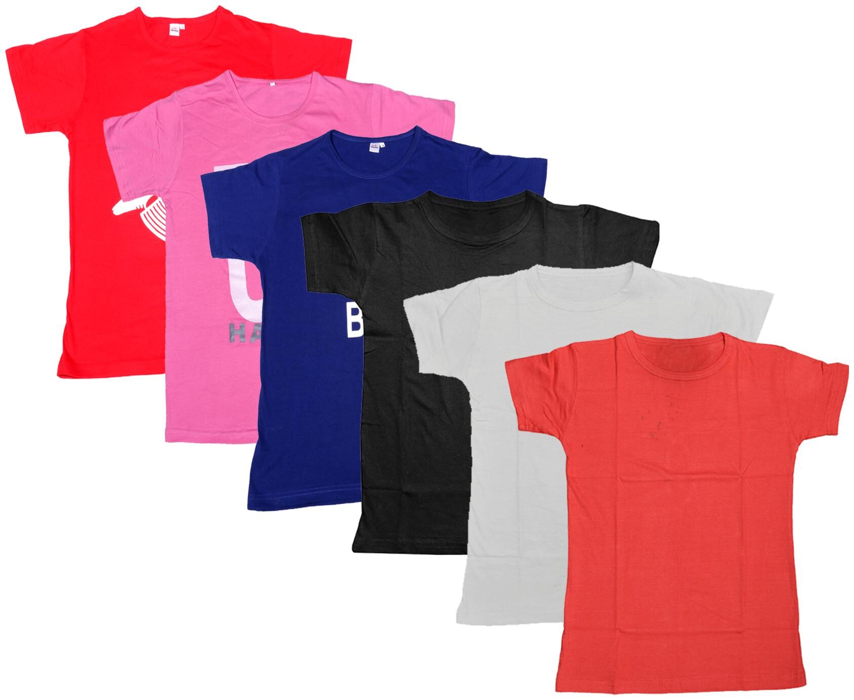 

Indiweaves Boy Cotton Solid T-shirt - Multi