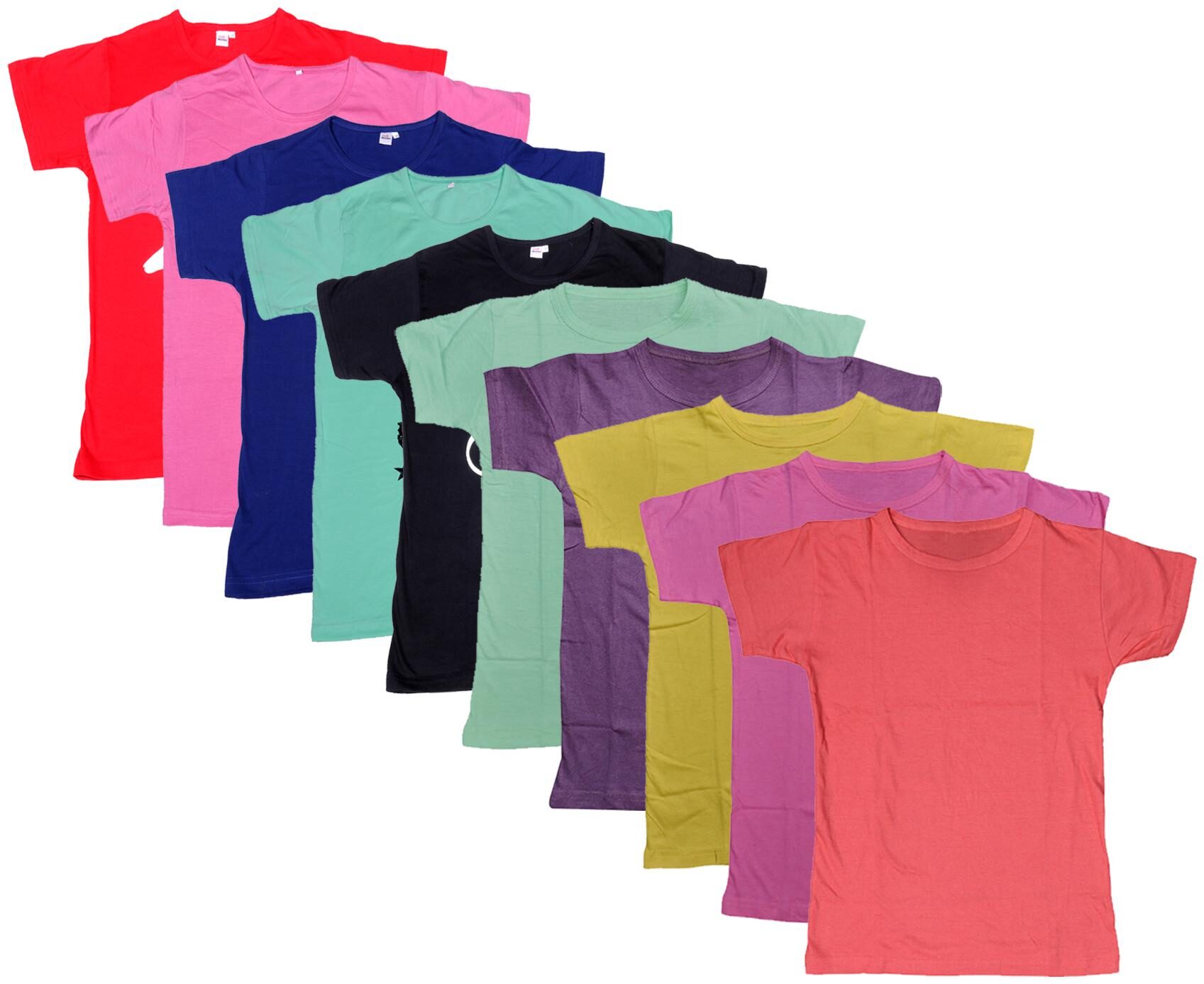 

Indiweaves Boy Cotton Solid T-shirt - Multi