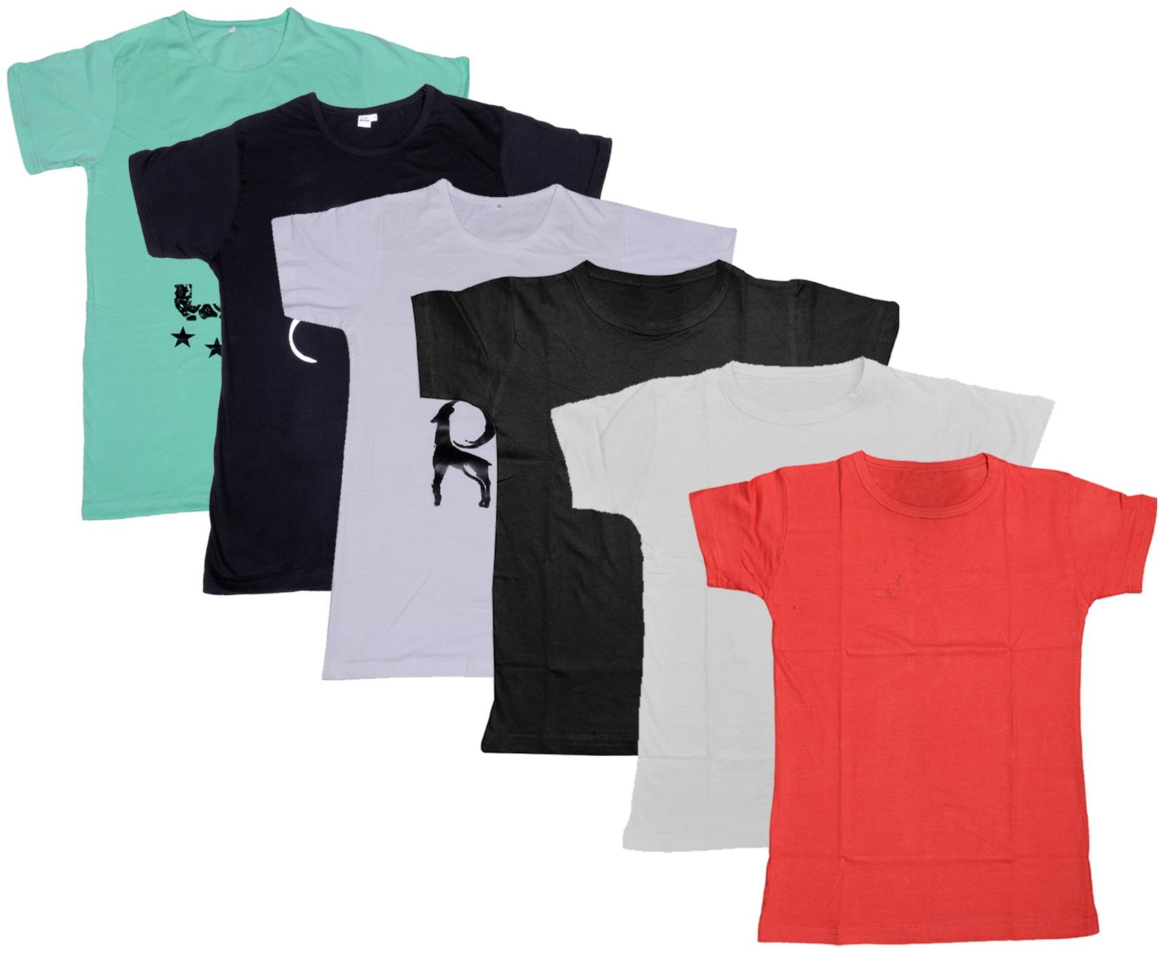 

Indiweaves Boy Cotton Solid T-shirt - Multi