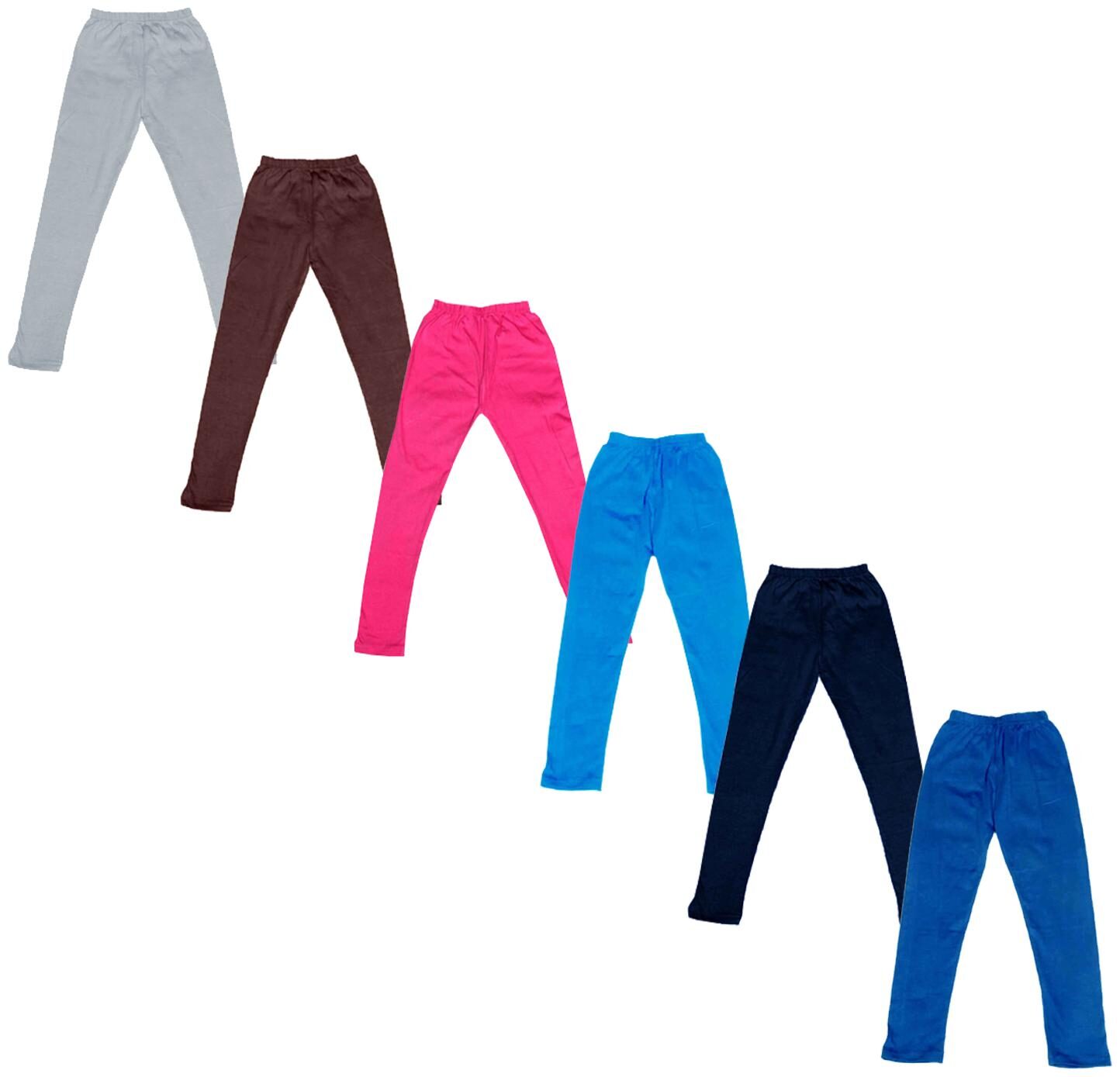 

Indiweaves Baby girl Cotton Solid Leggings - Multi