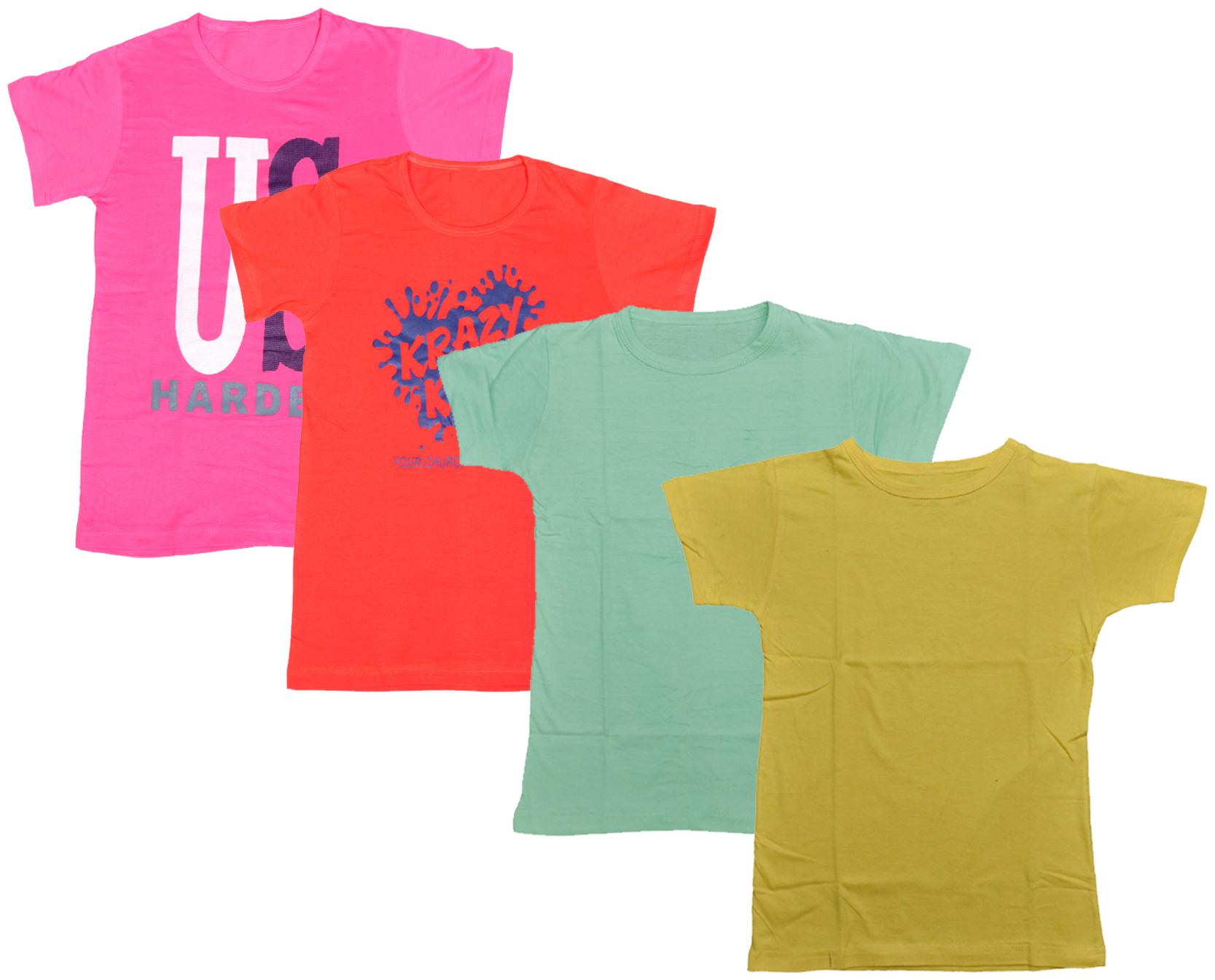 

Indiweaves Boy Cotton Solid T-shirt - Multi