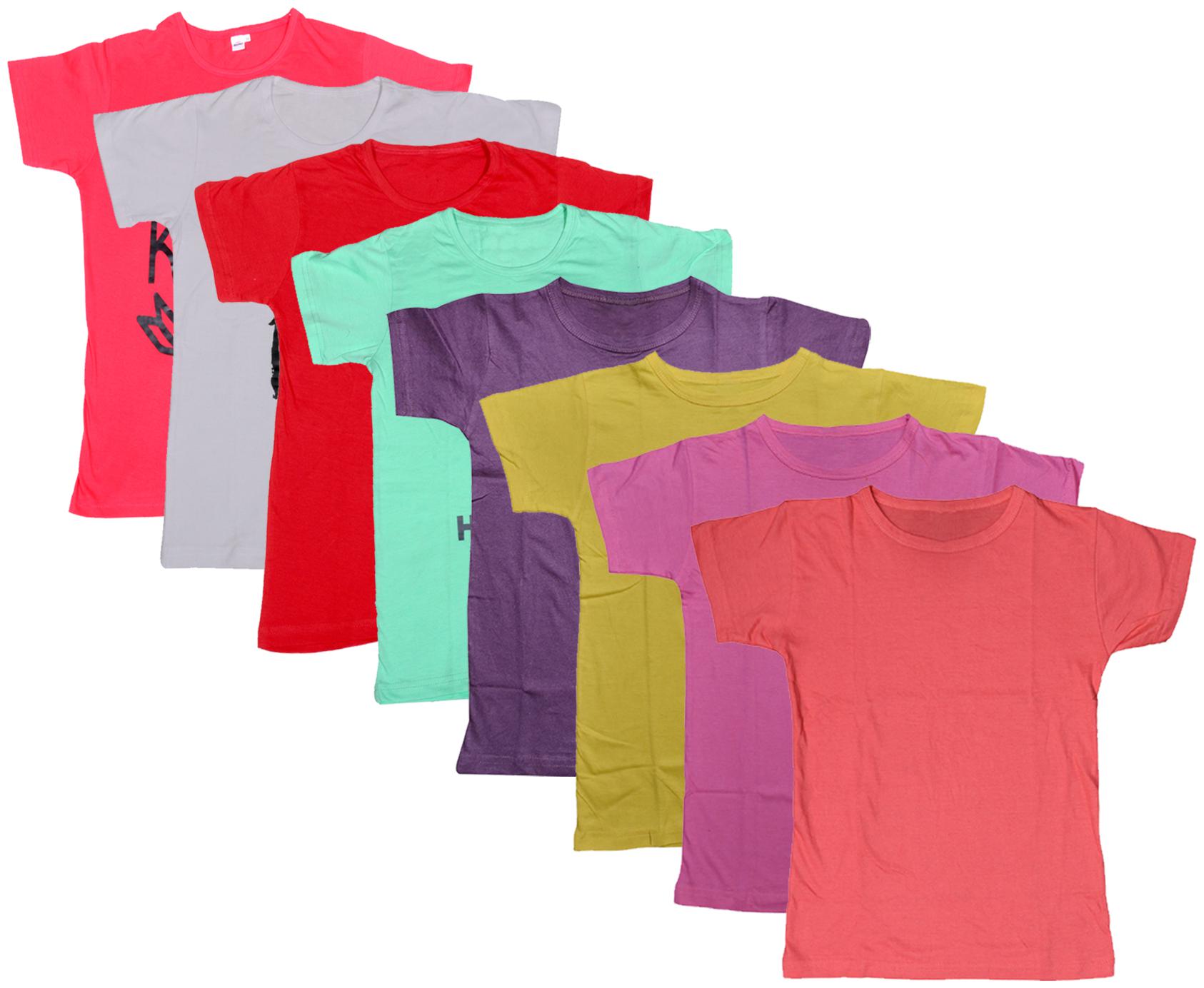 

Indiweaves Boy Cotton Solid T-shirt - Multi