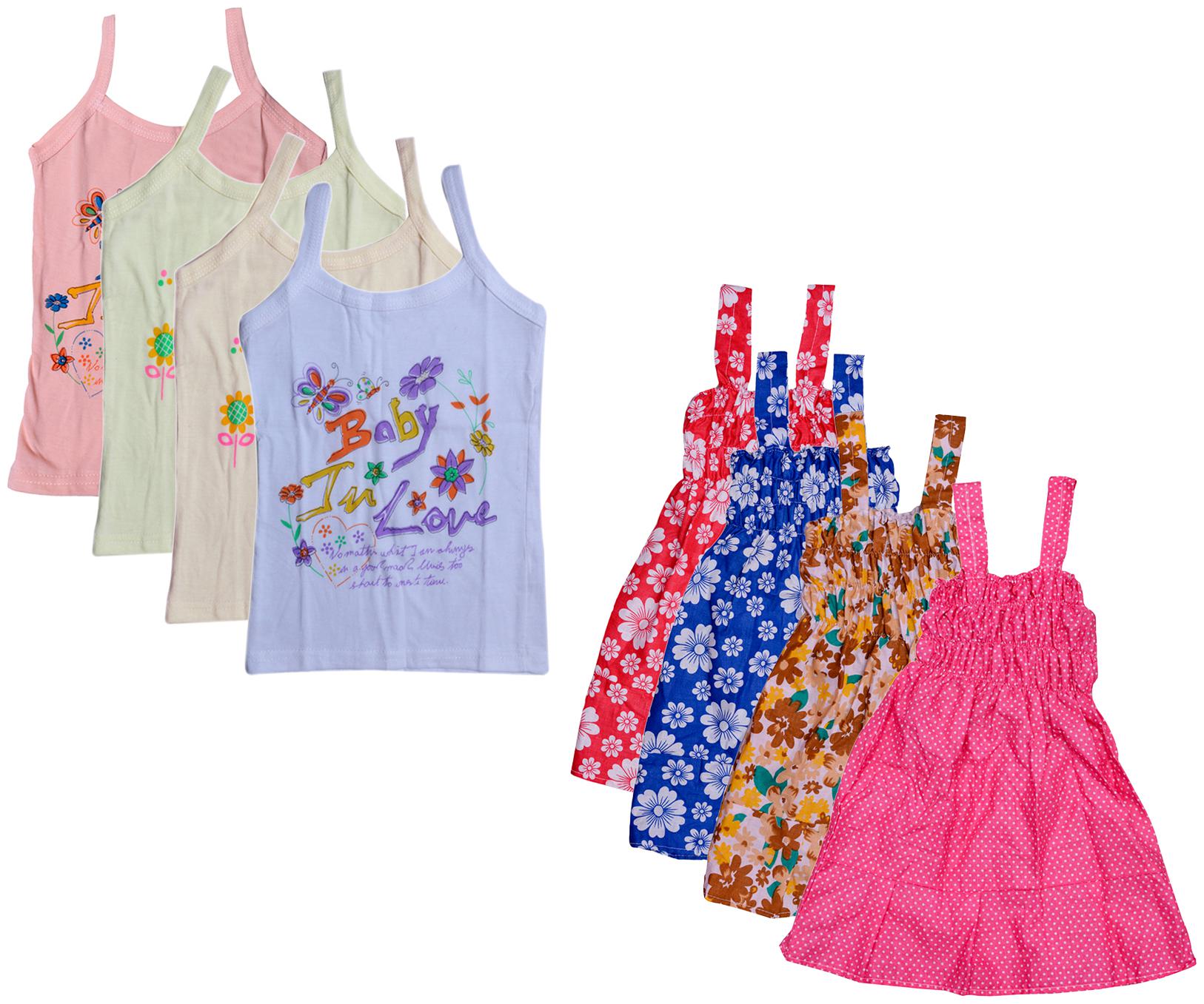 

Indiweaves Girl Cotton Printed Top - Multi