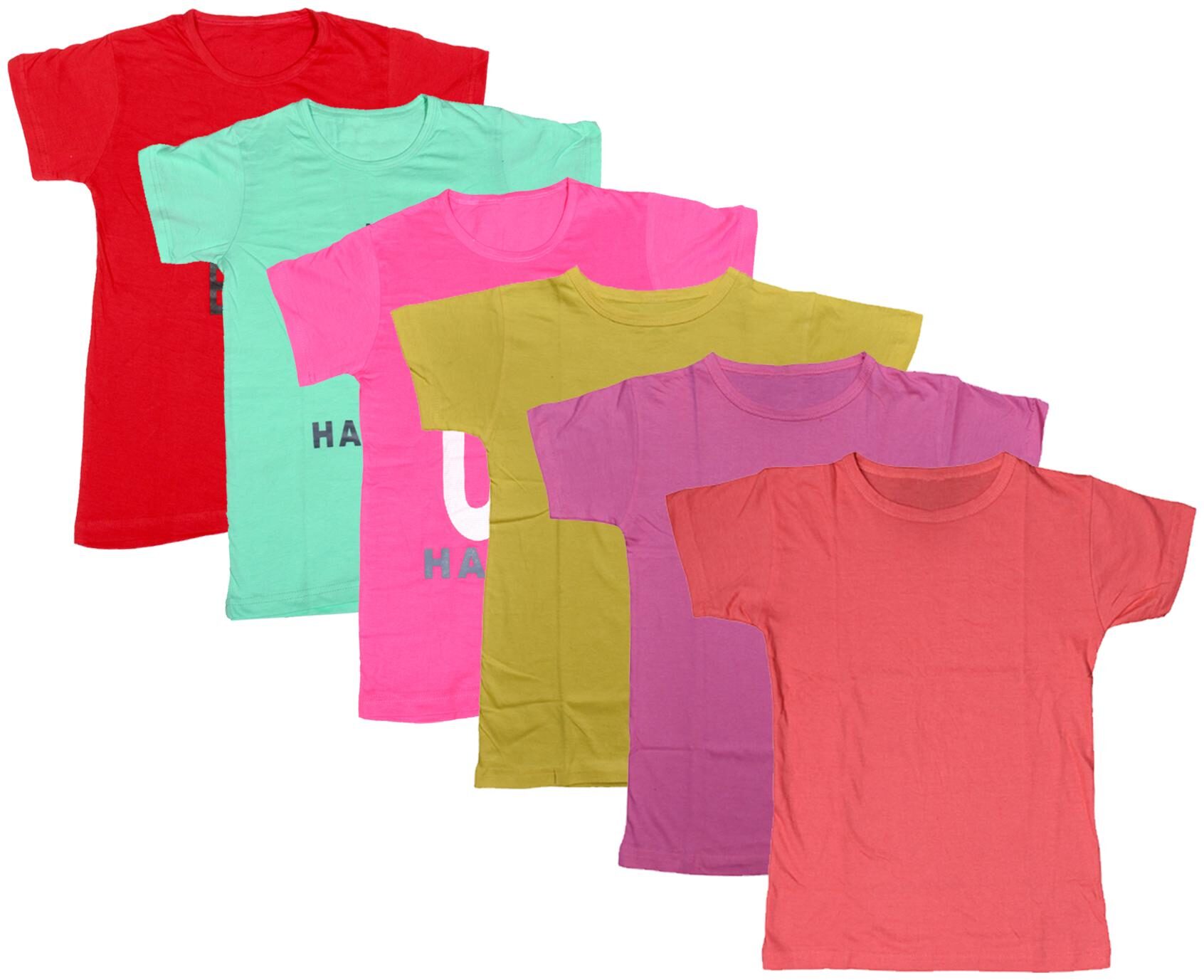 

Indiweaves Boy Cotton Solid T-shirt - Multi