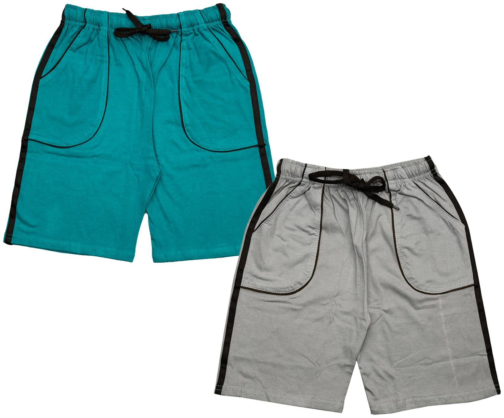 

Indiweaves Boy Solid Shorts 3 4ths - Blue Grey