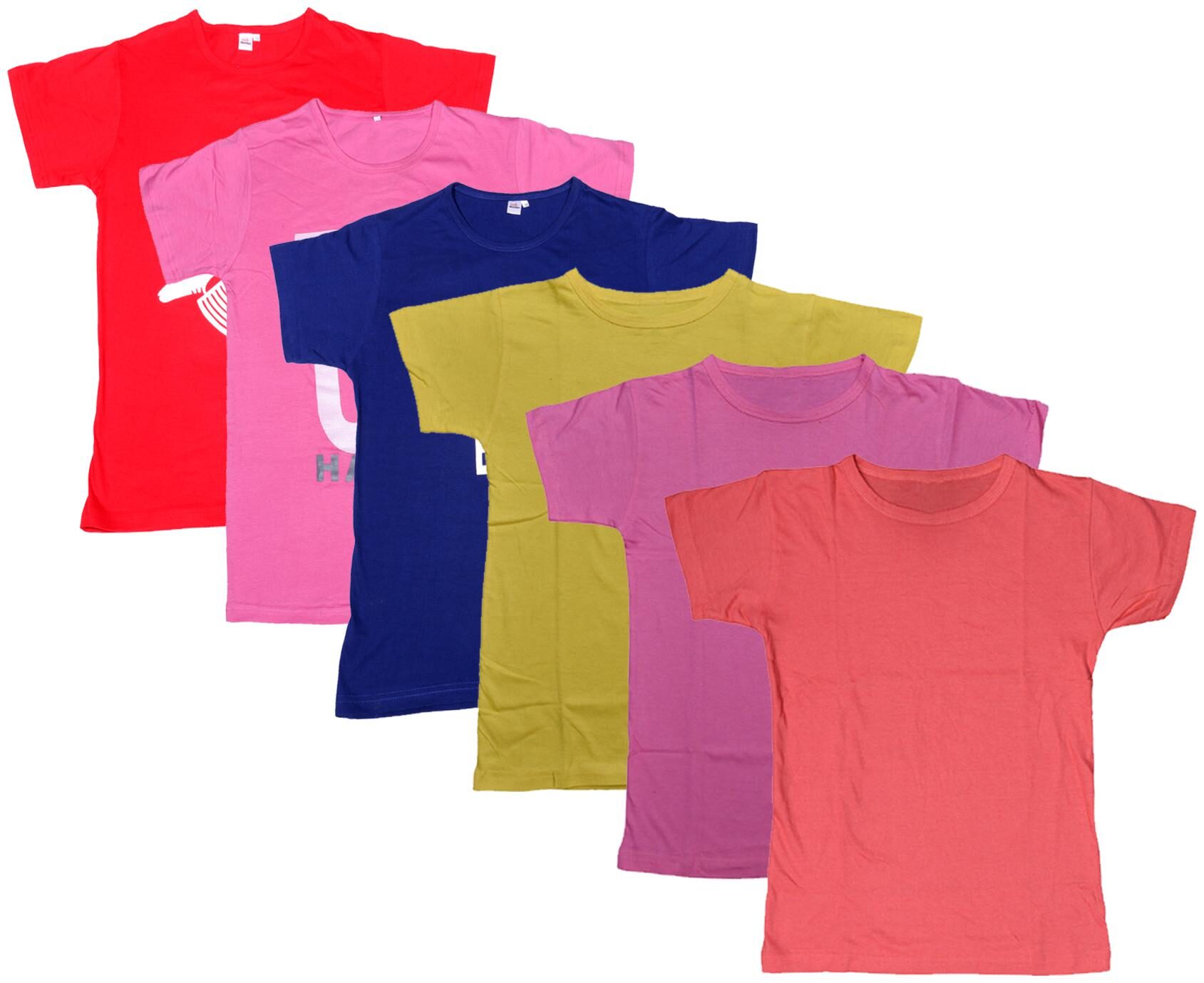 

Indiweaves Boy Cotton Solid T-shirt - Multi