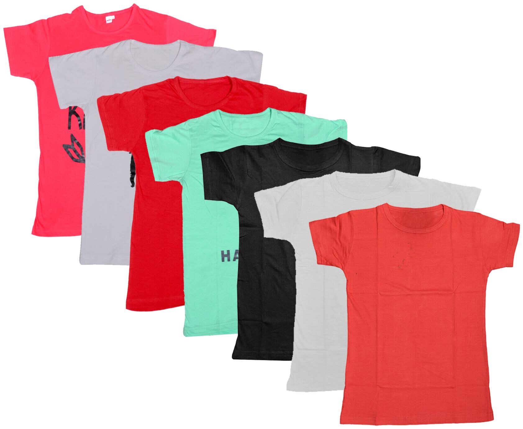 

Indiweaves Boy Cotton Solid T-shirt - Multi