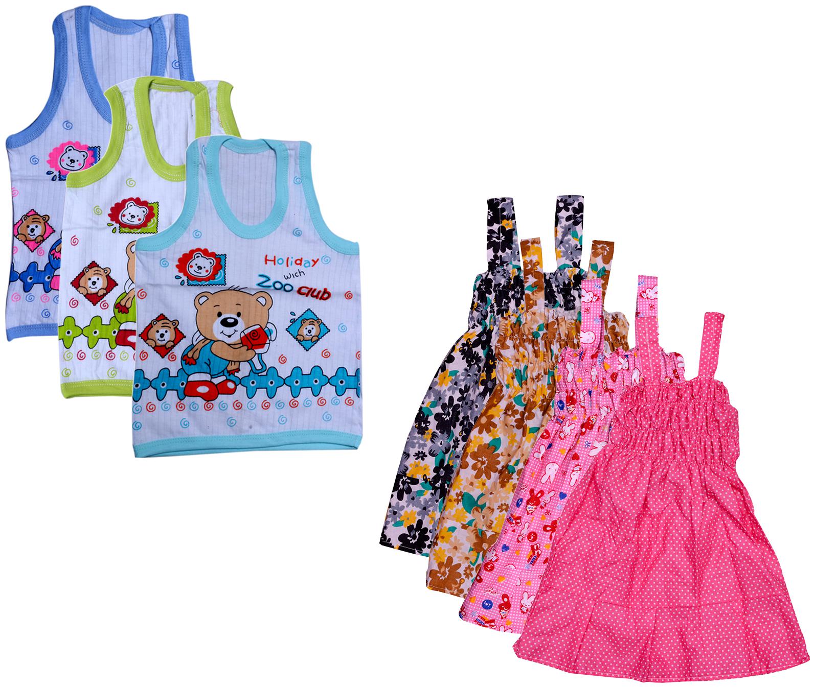 

Indiweaves Girl Cotton Printed Top - Multi