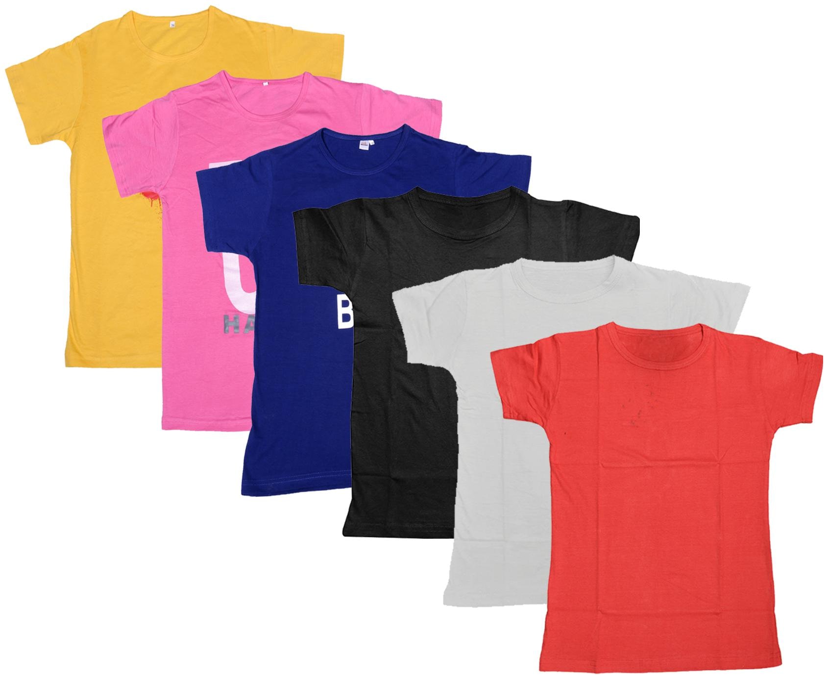 

Indiweaves Boy Cotton Solid T-shirt - Multi