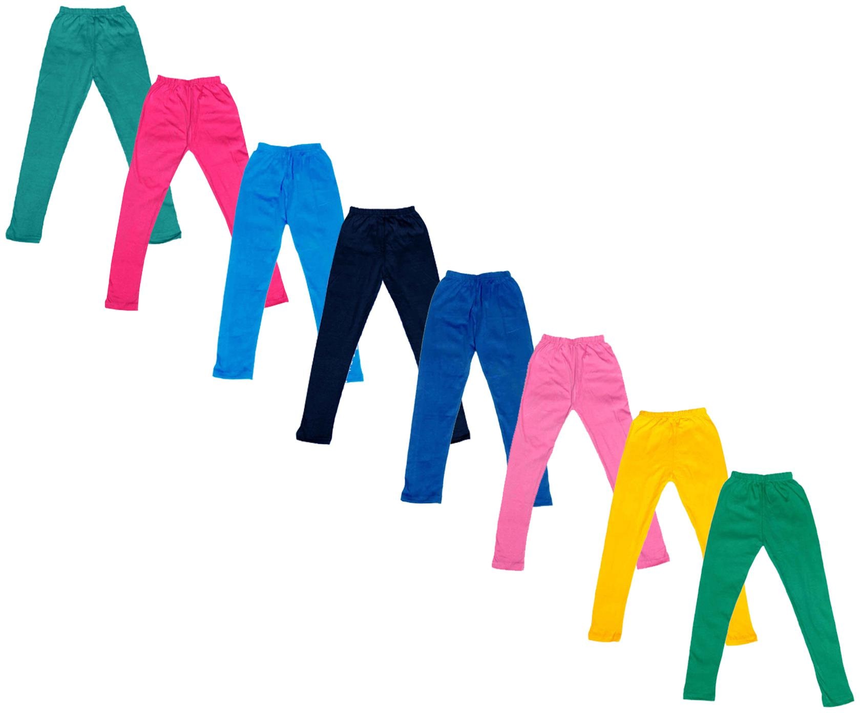 

Indiweaves Baby girl Cotton Solid Leggings - Multi